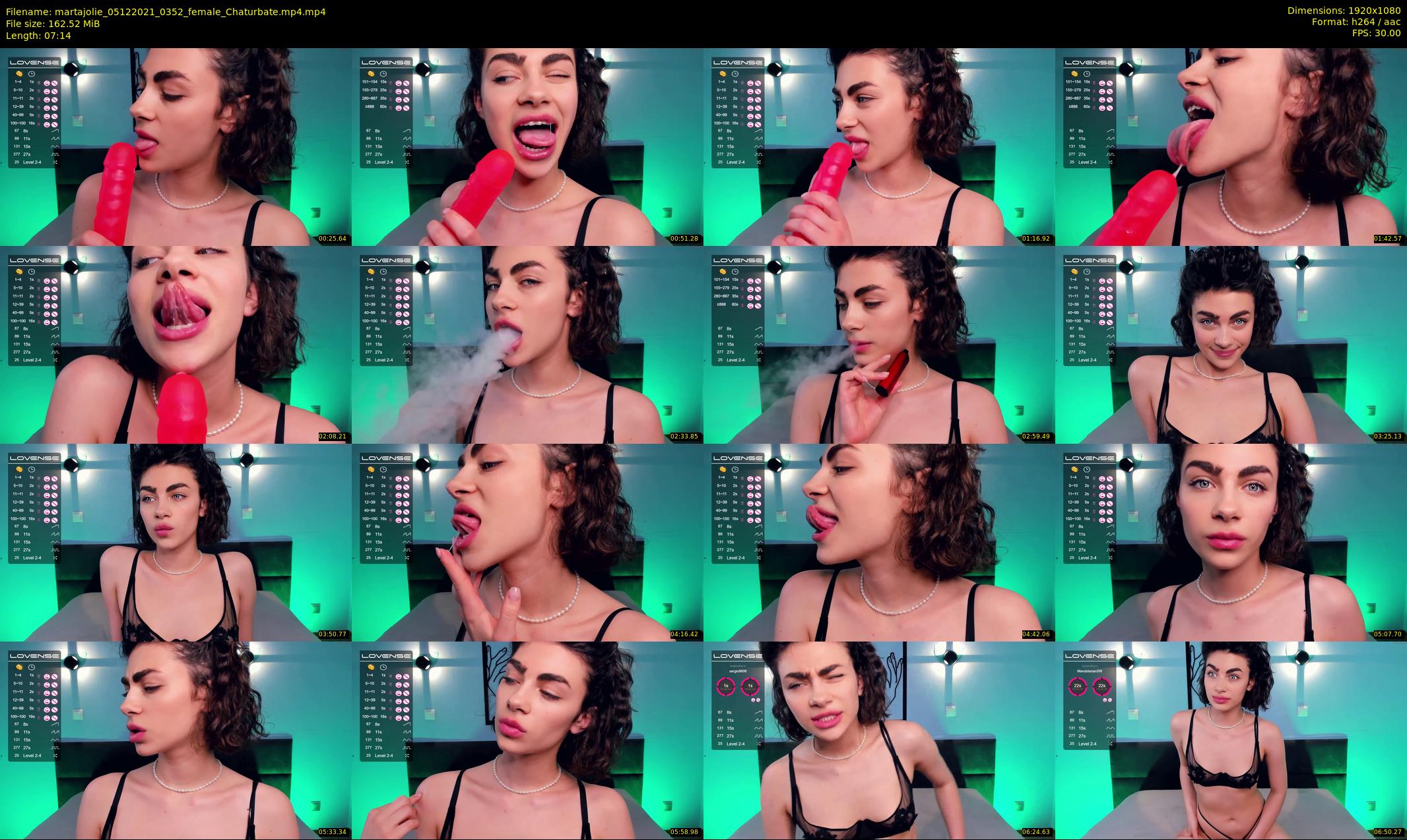 martajolie — 8 minute Chaturbate female cam show recording, 1080p, Dec 5, 2021