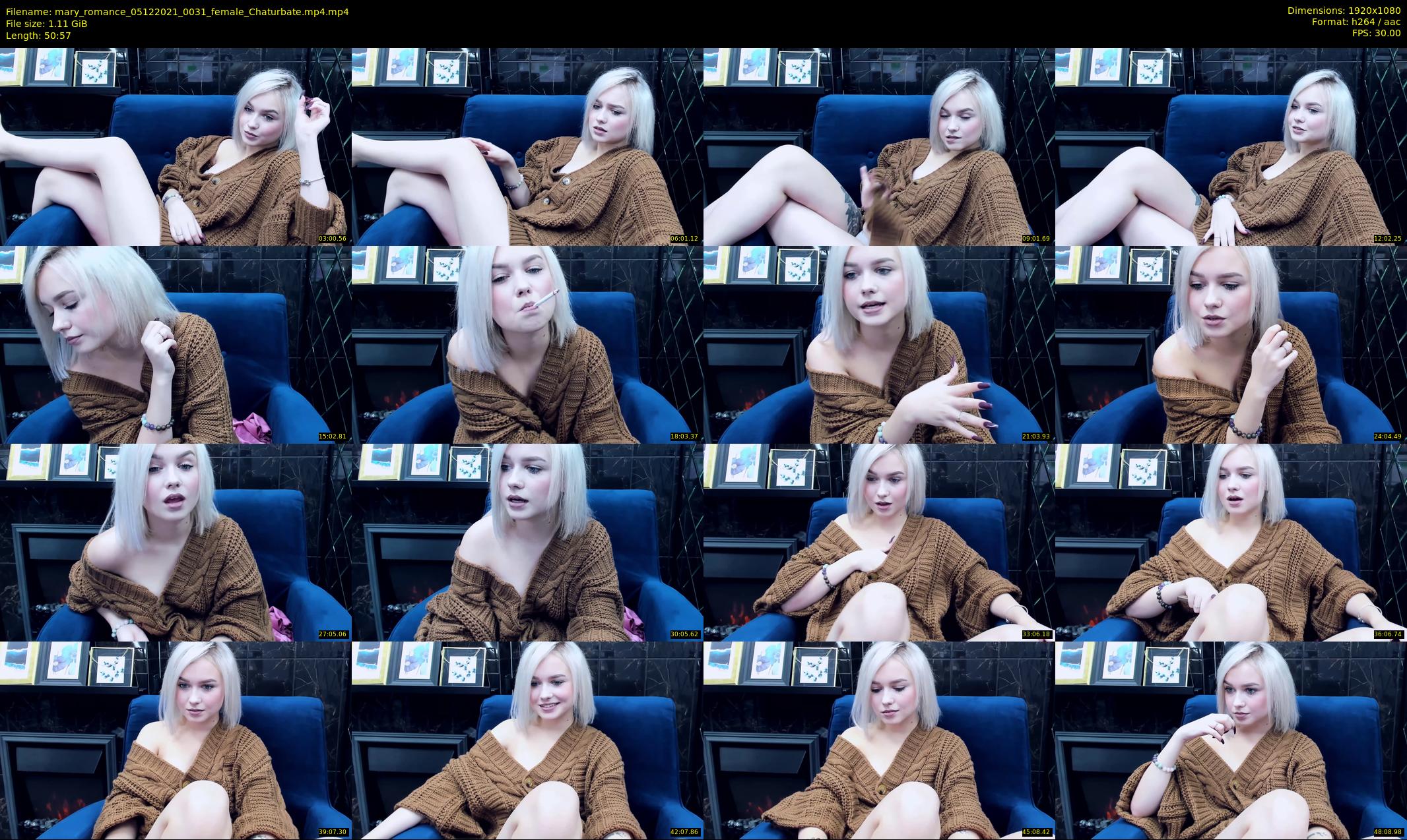 mary_romance — 51 minute Chaturbate female cam show recording, 1080p, Dec 5, 2021