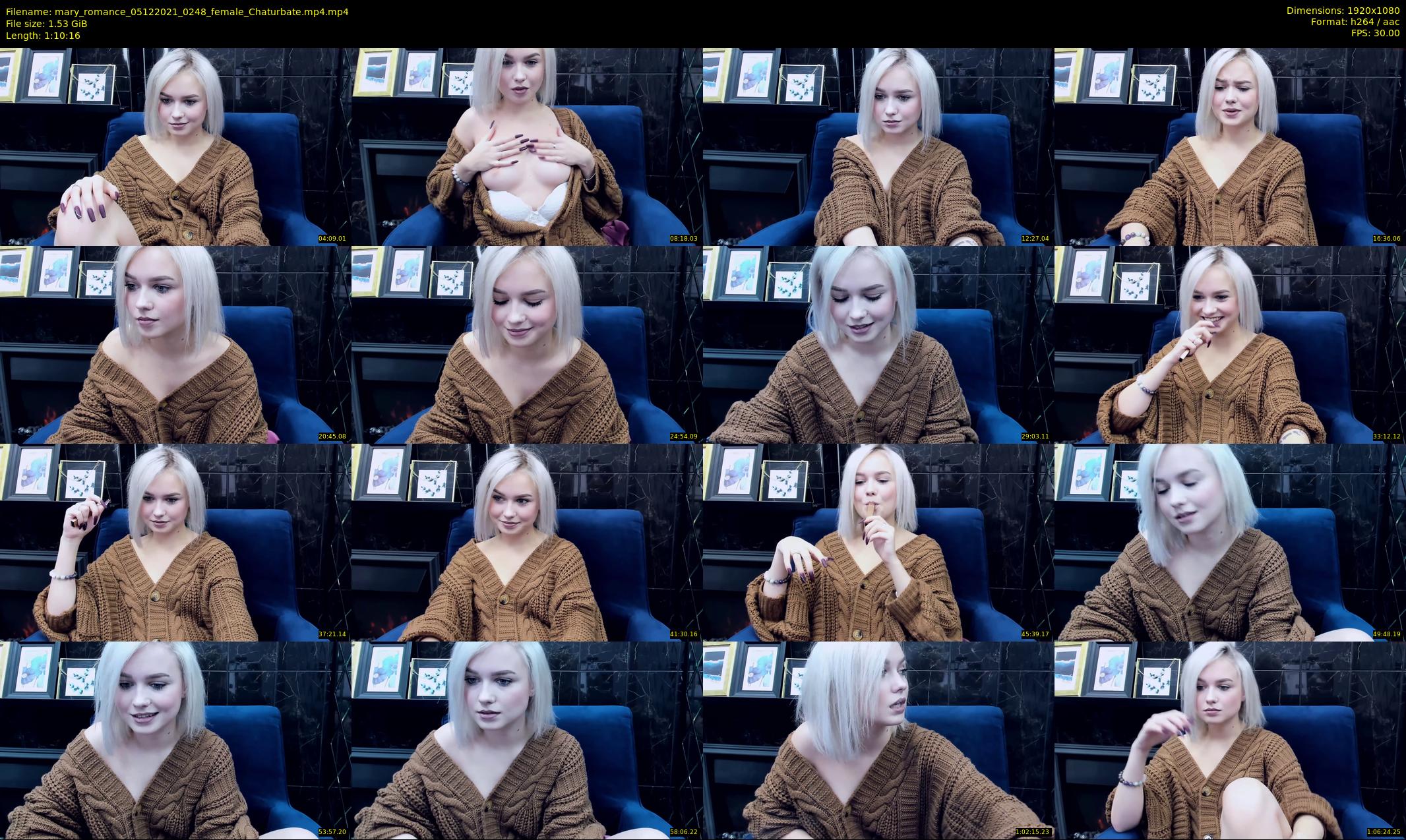 mary_romance — 71 minute Chaturbate female cam show recording, 1080p, Dec 5, 2021