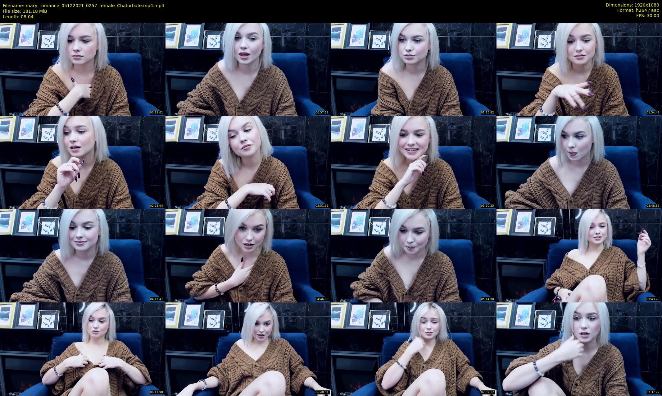 mary_romance — 9 minute Chaturbate female cam show recording, 1080p, Dec 5, 2021