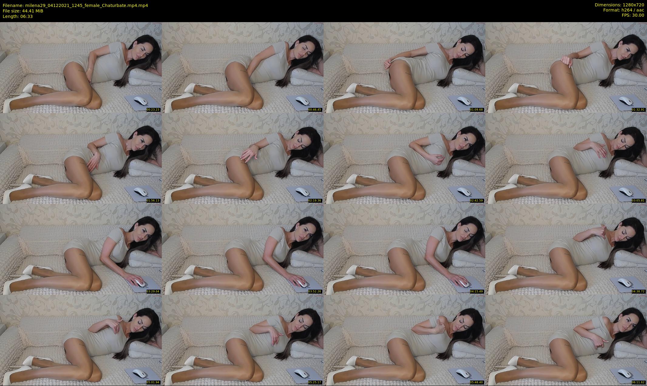 milena29 — 7 minute Chaturbate female cam show recording, 720p, Dec 4, 2021