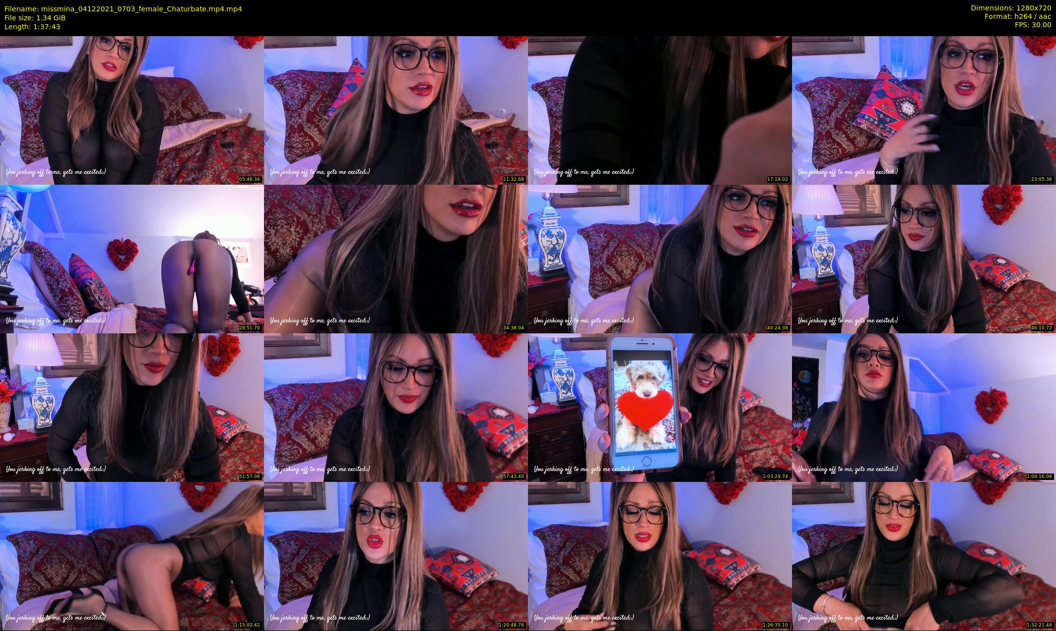 missmina — 98 minute Chaturbate female cam show recording, 720p, Dec 4, 2021