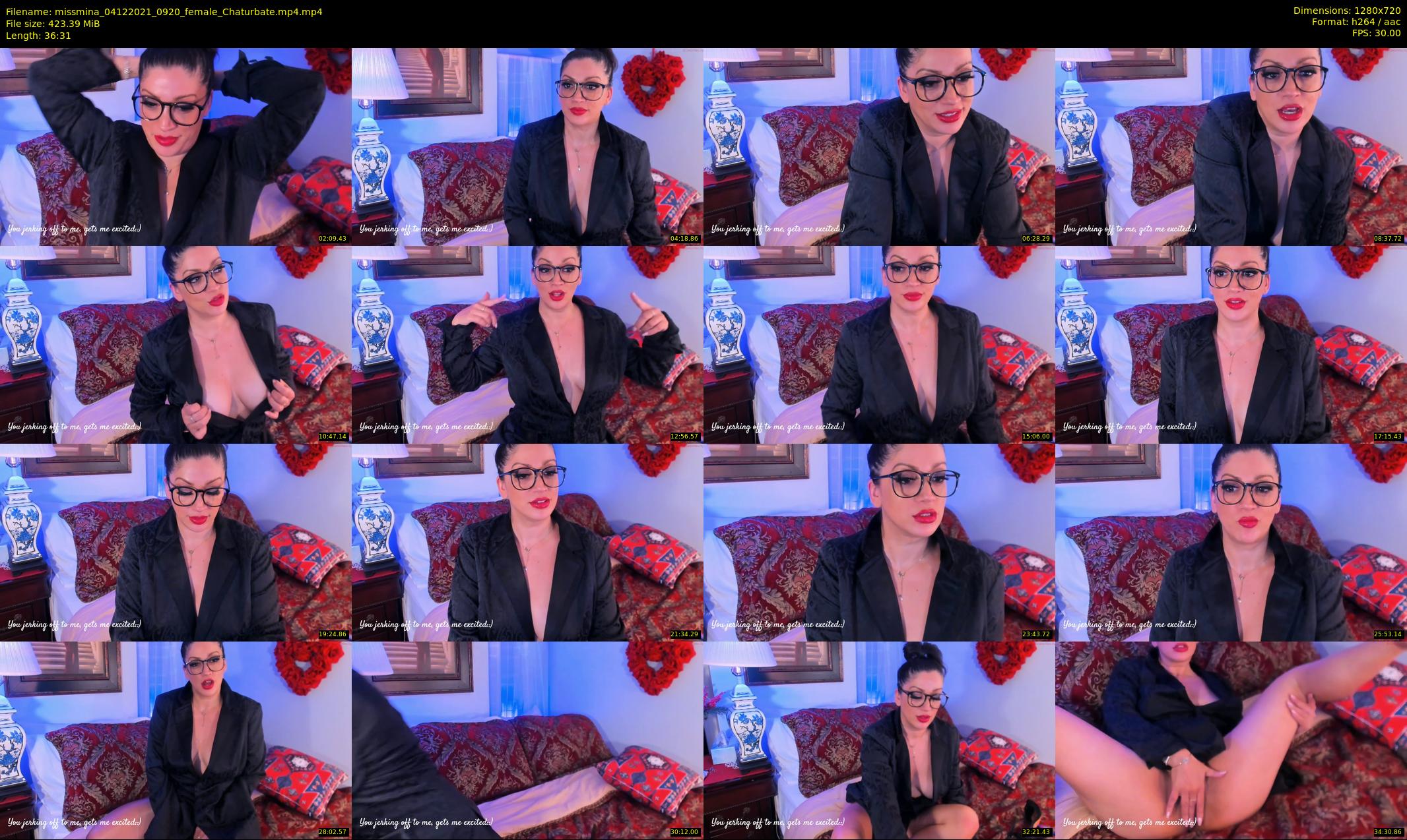 missmina — 37 minute Chaturbate female cam show recording, 720p, Dec 4, 2021