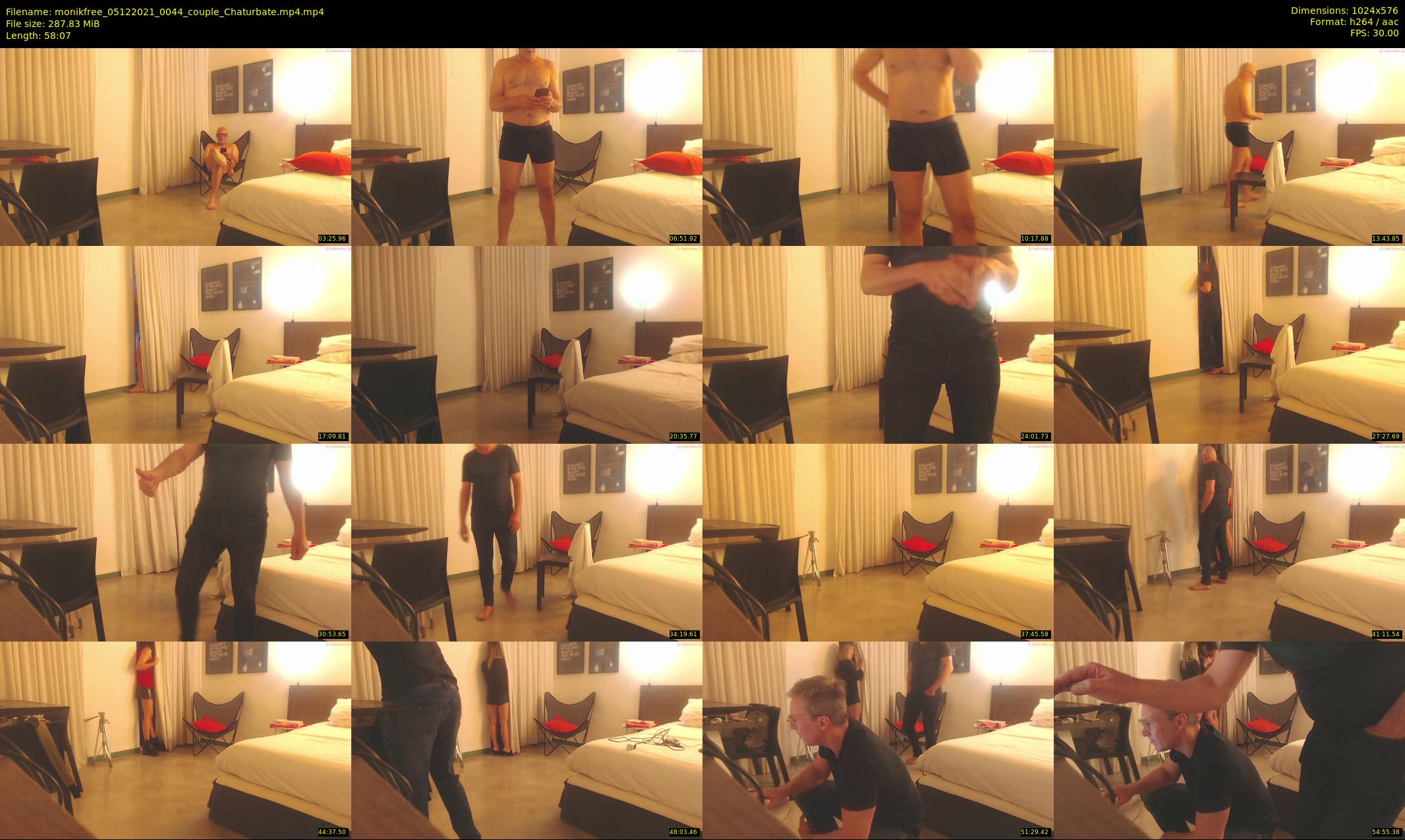 monikfree — 59 minute Chaturbate couple cam show recording, 480p, Dec 5, 2021