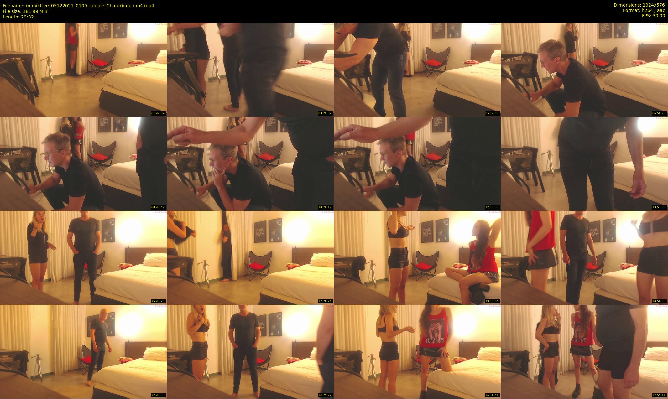 monikfree — 30 minute Chaturbate couple cam show recording, 480p, Dec 5, 2021