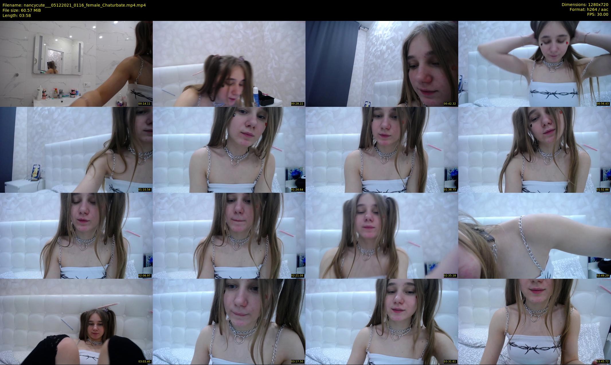 nancycute__ — 4 minute Chaturbate female cam show recording, 720p, Dec 5, 2021