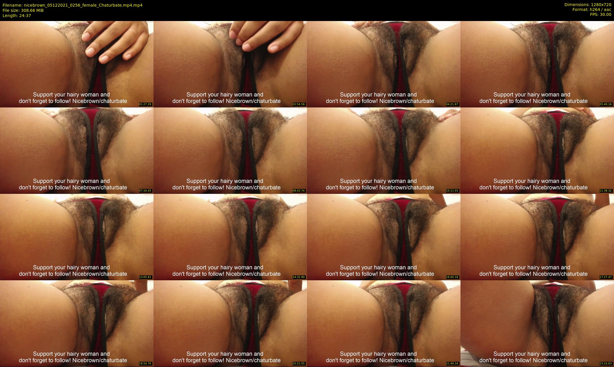 nicebrown — 25 minute Chaturbate female cam show recording, 720p, Dec 5, 2021