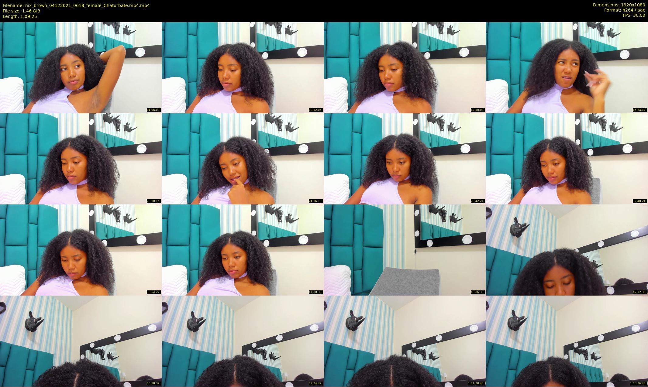nix_brown — 70 minute Chaturbate female cam show recording, 1080p, Dec 4, 2021