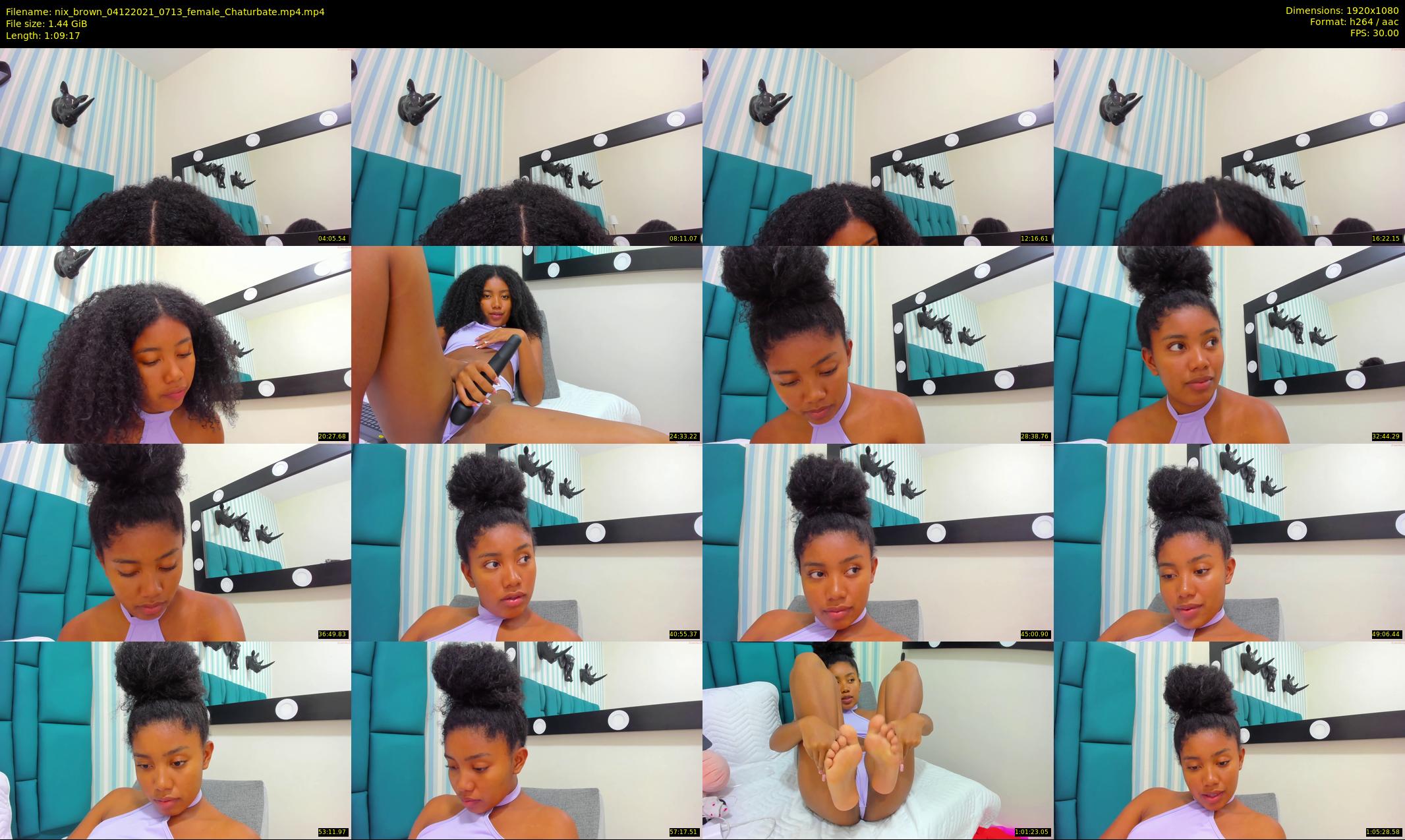 nix_brown — 70 minute Chaturbate female cam show recording, 1080p, Dec 4, 2021