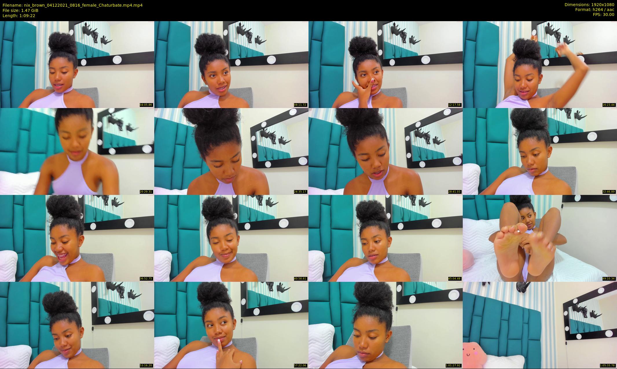 nix_brown — 70 minute Chaturbate female cam show recording, 1080p, Dec 4, 2021