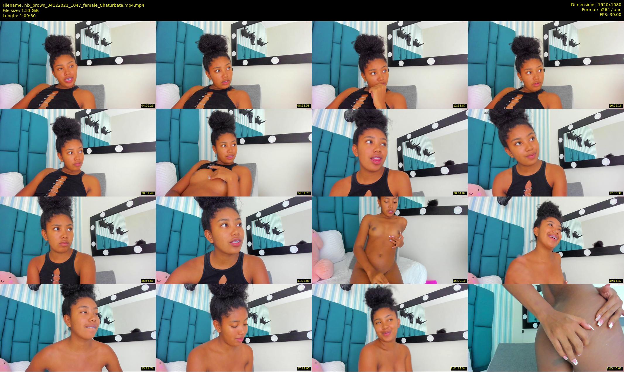 nix_brown — 70 minute Chaturbate female cam show recording, 1080p, Dec 4, 2021