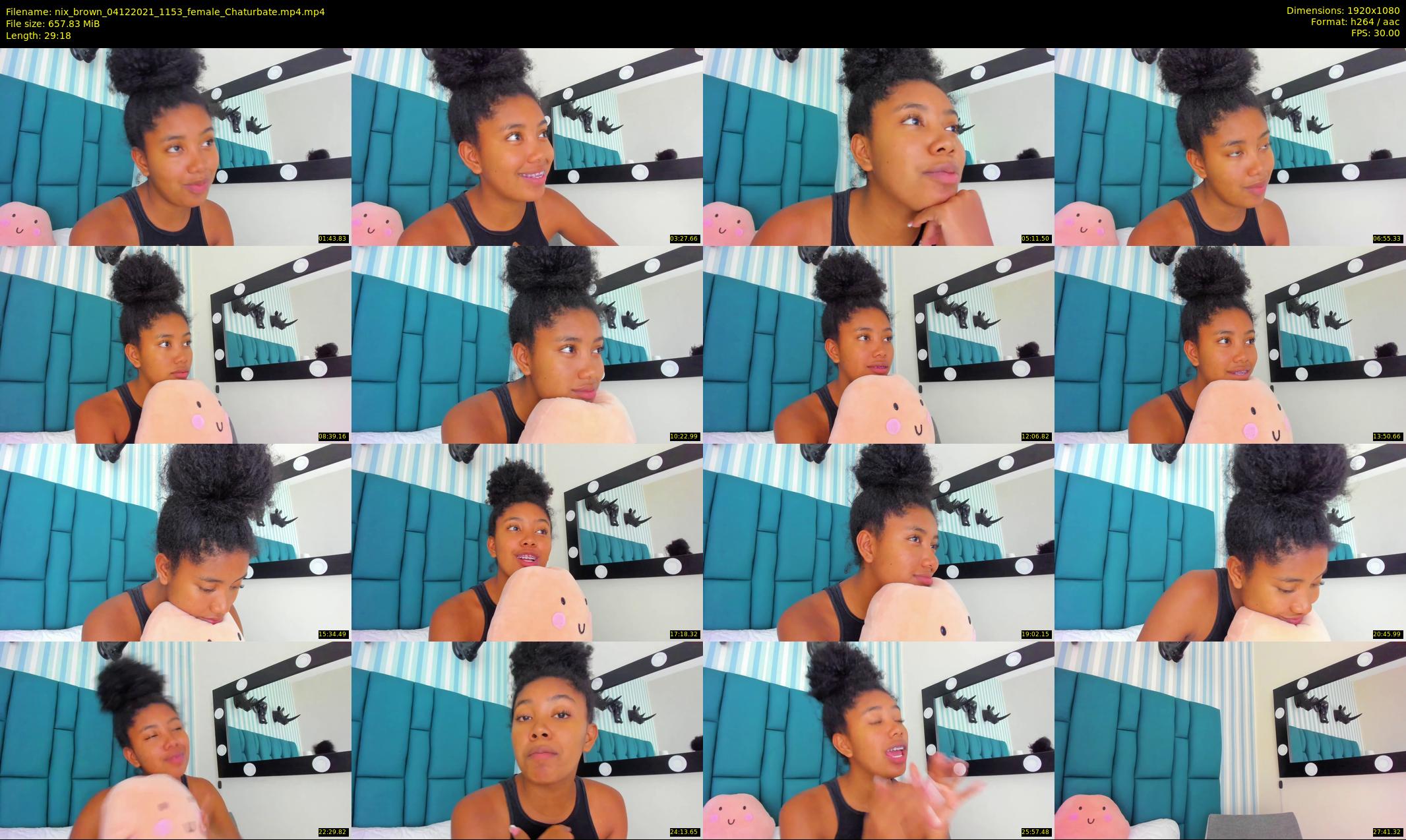 nix_brown — 30 minute Chaturbate female cam show recording, 1080p, Dec 4, 2021