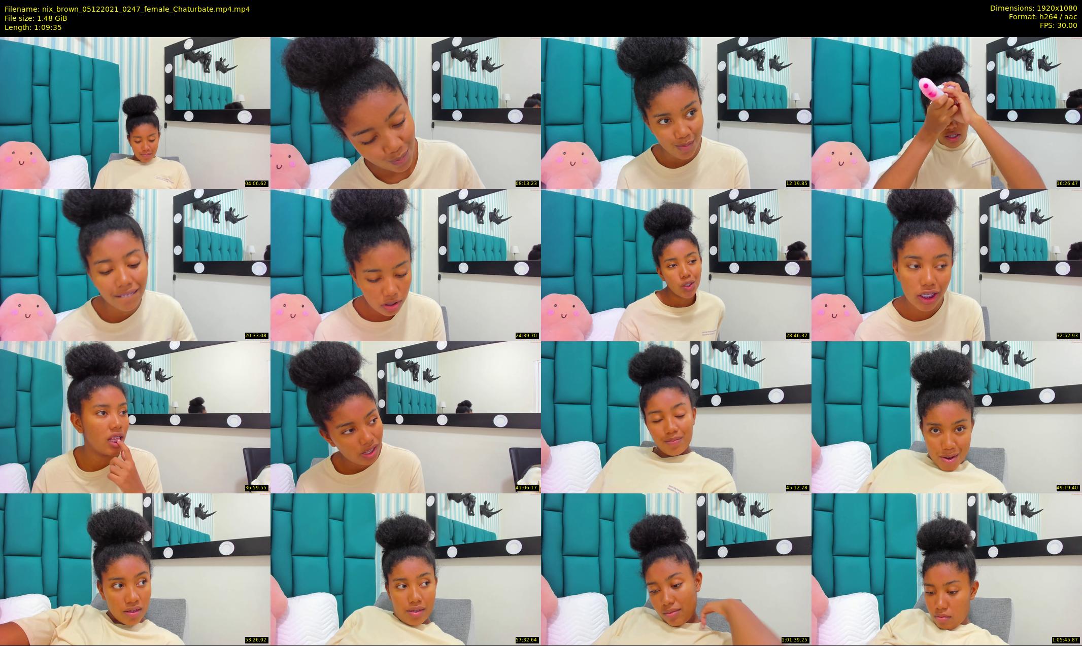 nix_brown — 70 minute Chaturbate female cam show recording, 1080p, Dec 5, 2021