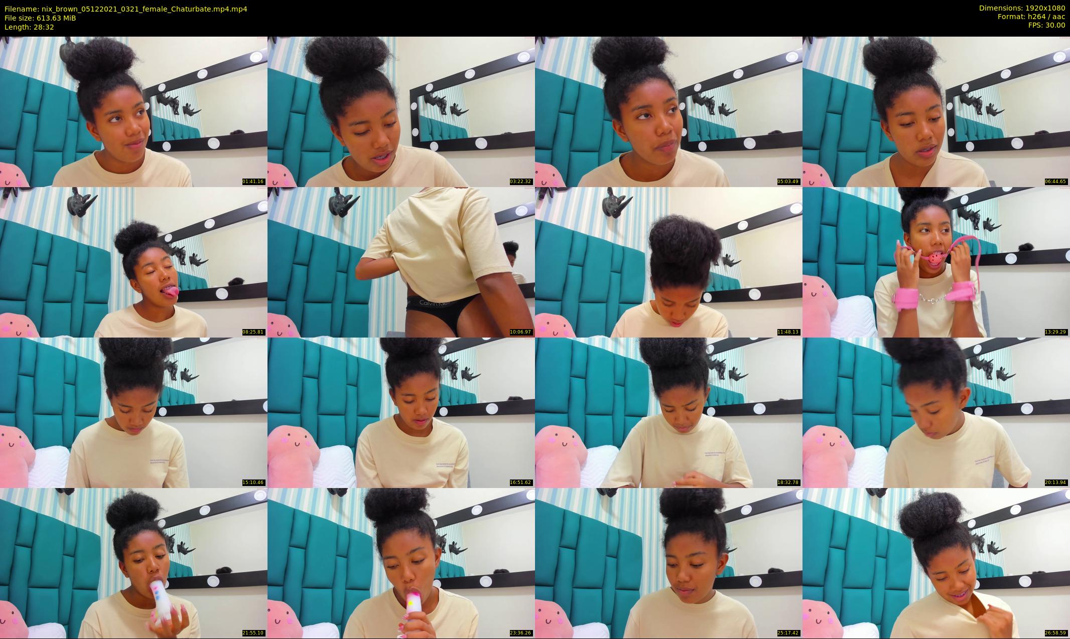 nix_brown — 29 minute Chaturbate female cam show recording, 1080p, Dec 5, 2021