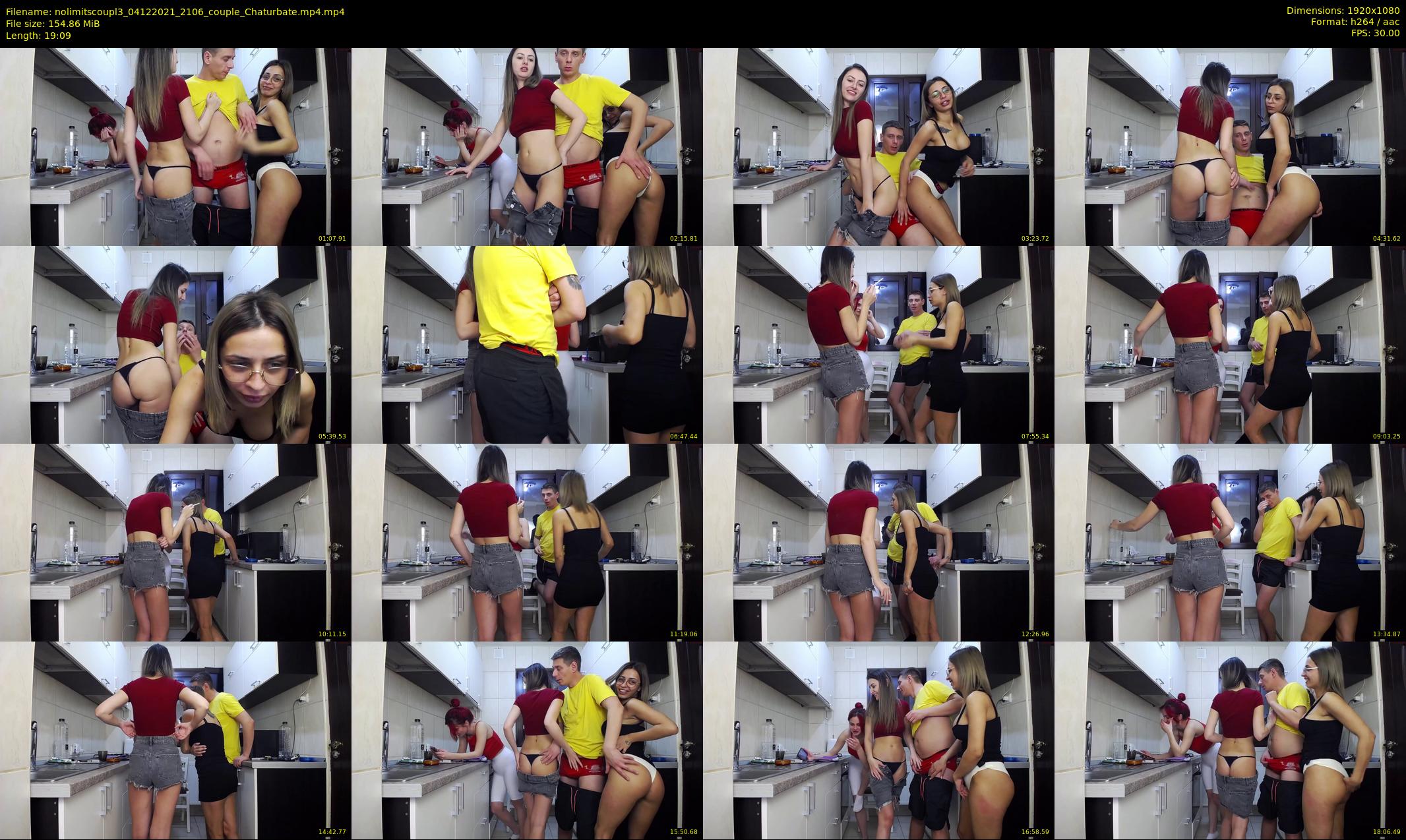 nolimitscoupl3 — 20 minute Chaturbate couple cam show recording, 1080p, Dec 4, 2021