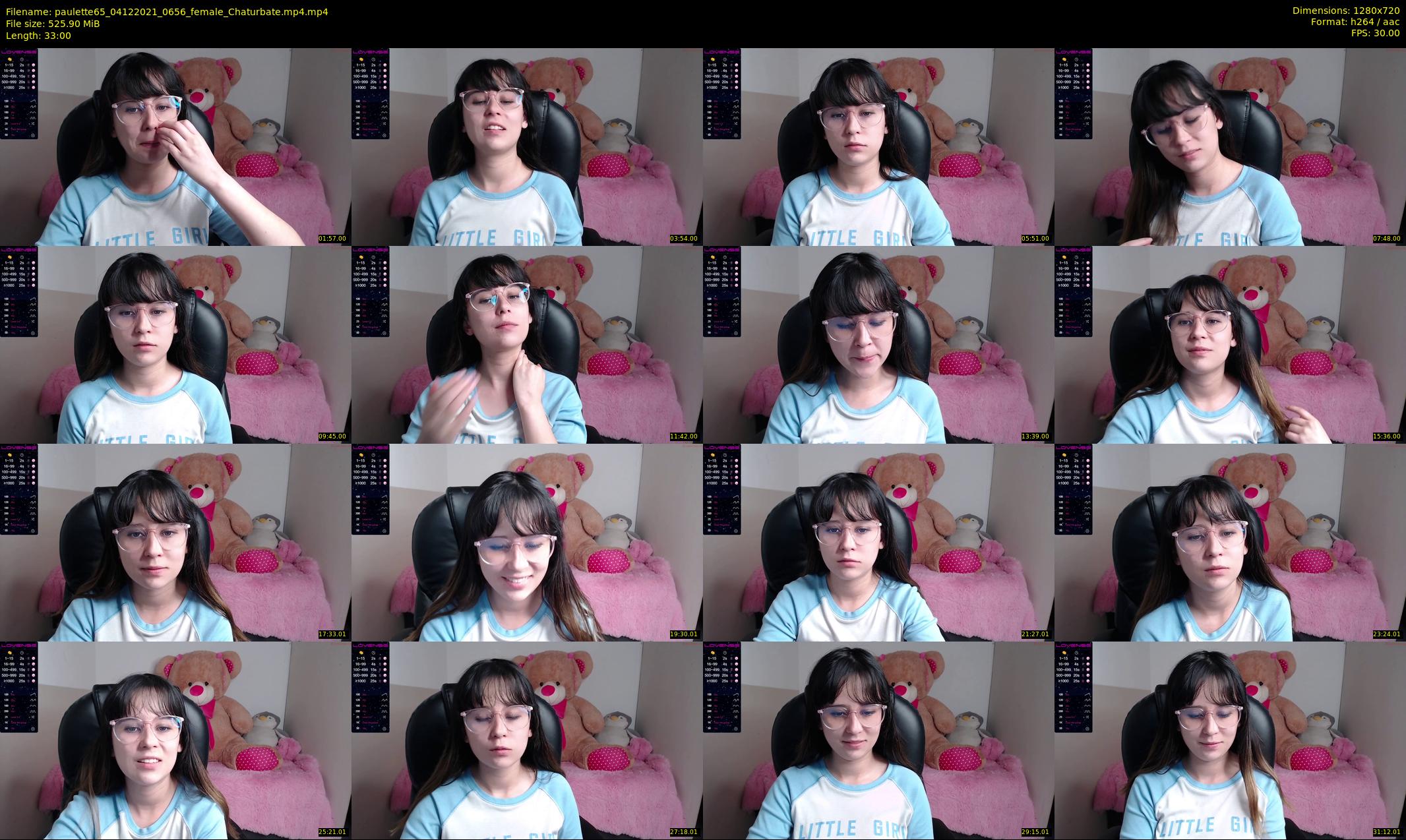 paulette65 — 33 minute Chaturbate female cam show recording, 720p, Dec 4, 2021