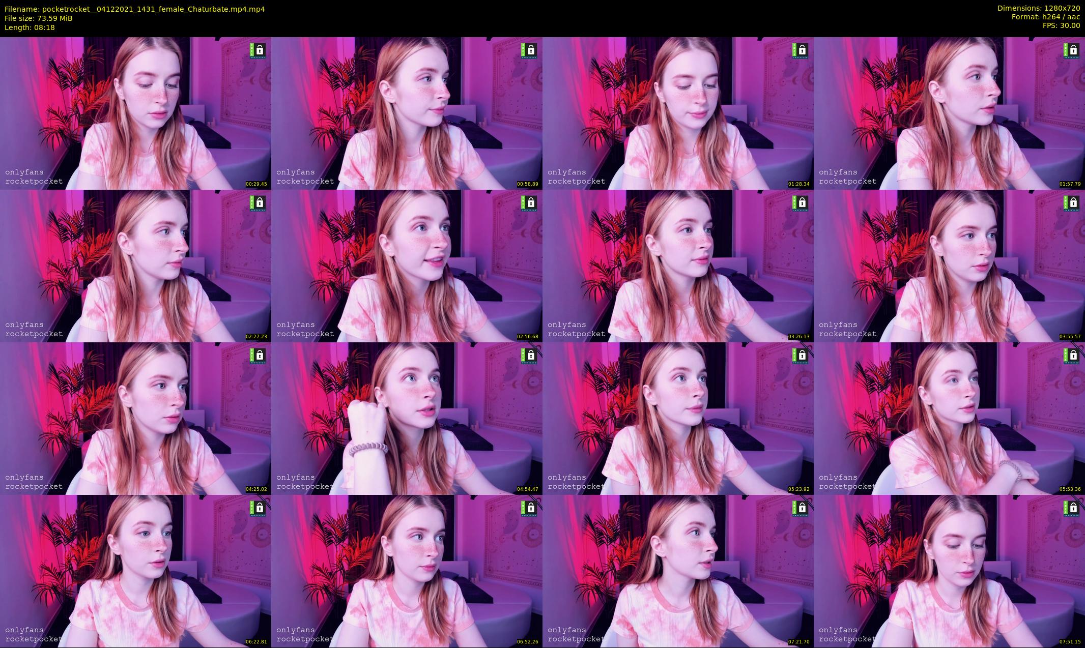 pocketrocket_ — 9 minute Chaturbate female cam show recording, 720p, Dec 4, 2021