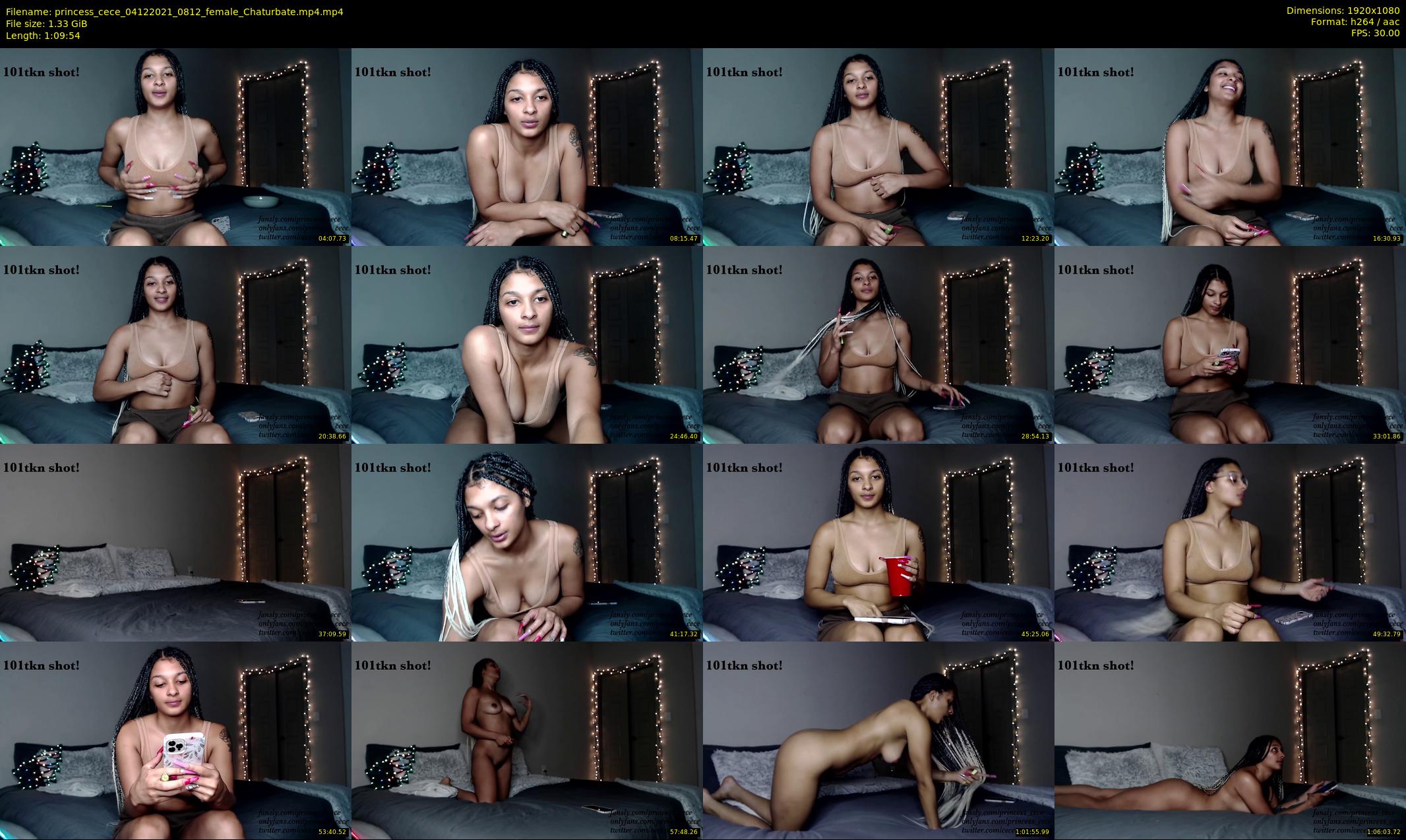 princess_cece — 70 minute Chaturbate female cam show recording, 1080p, Dec 4, 2021