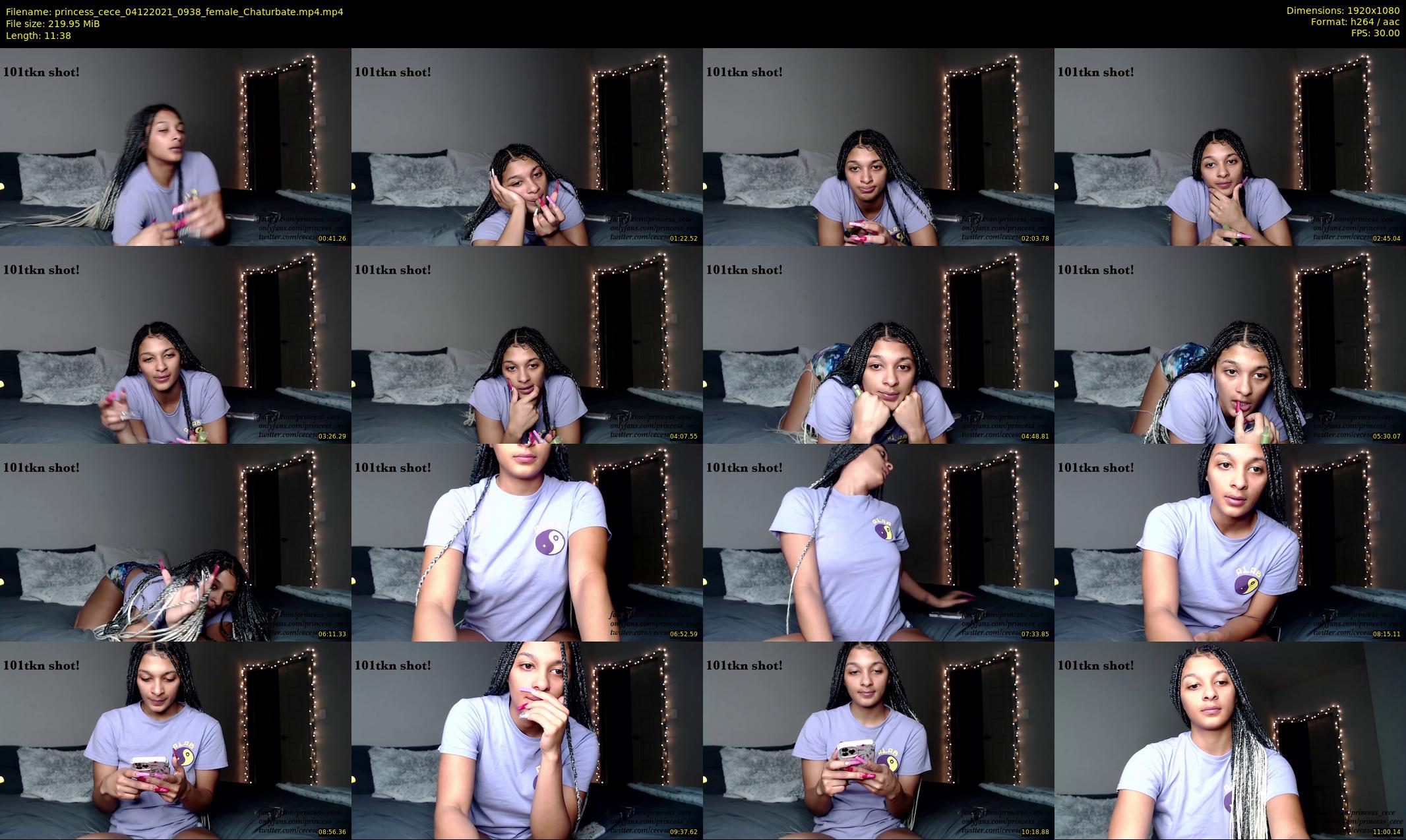 princess_cece — 12 minute Chaturbate female cam show recording, 1080p, Dec 4, 2021