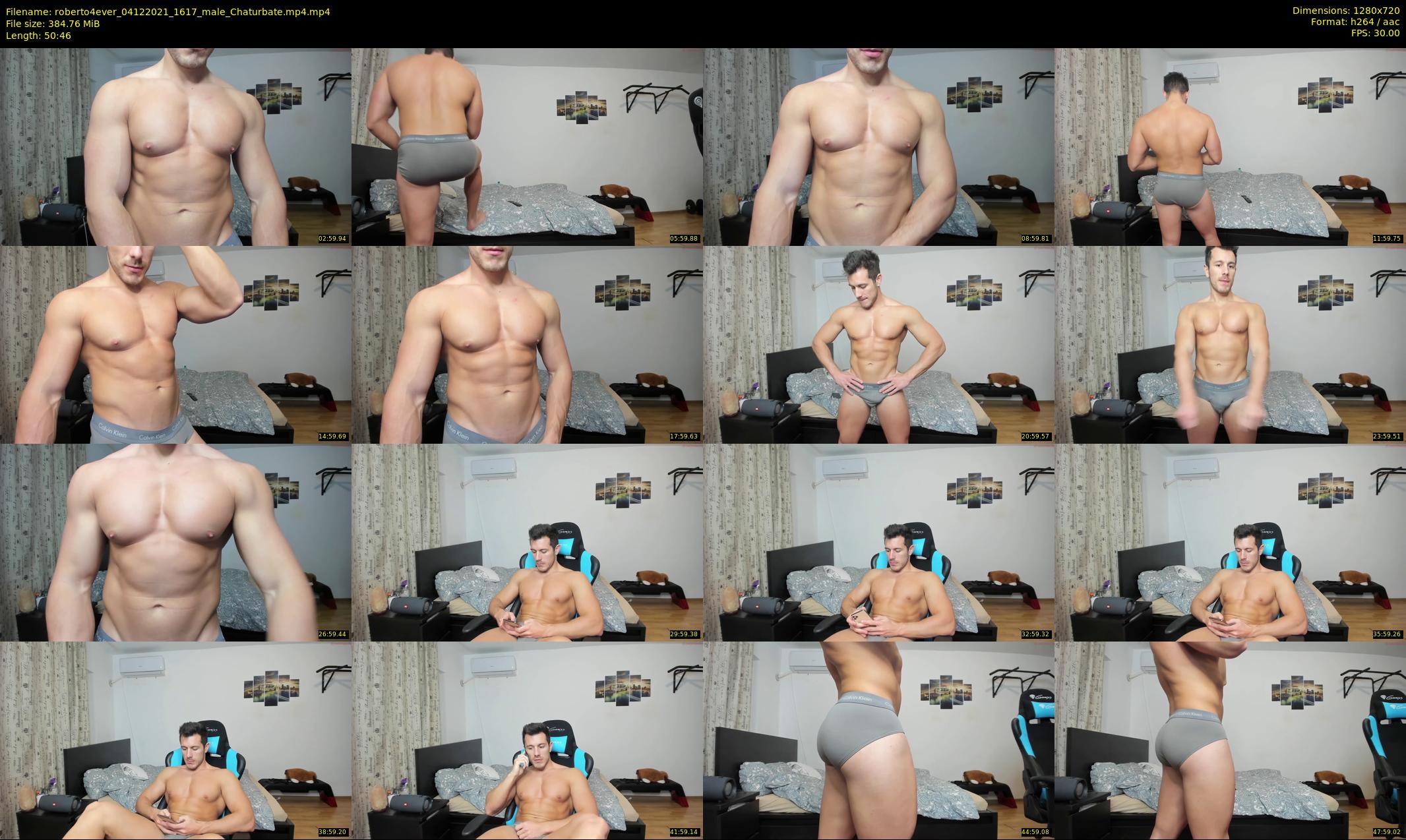 roberto4ever — 51 minute Chaturbate male cam show recording, 720p, Dec 4, 2021