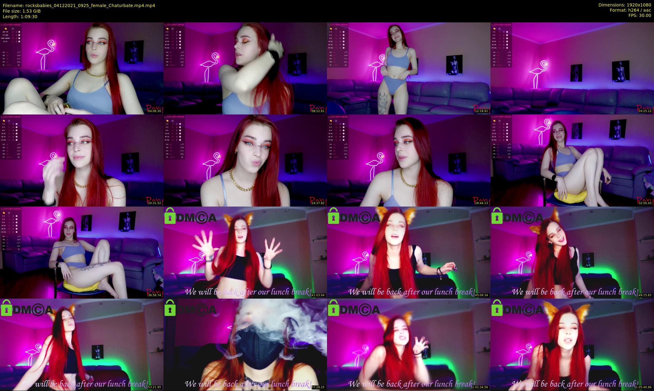 rocksbabies — 70 minute Chaturbate female cam show recording, 1080p, Dec 4, 2021