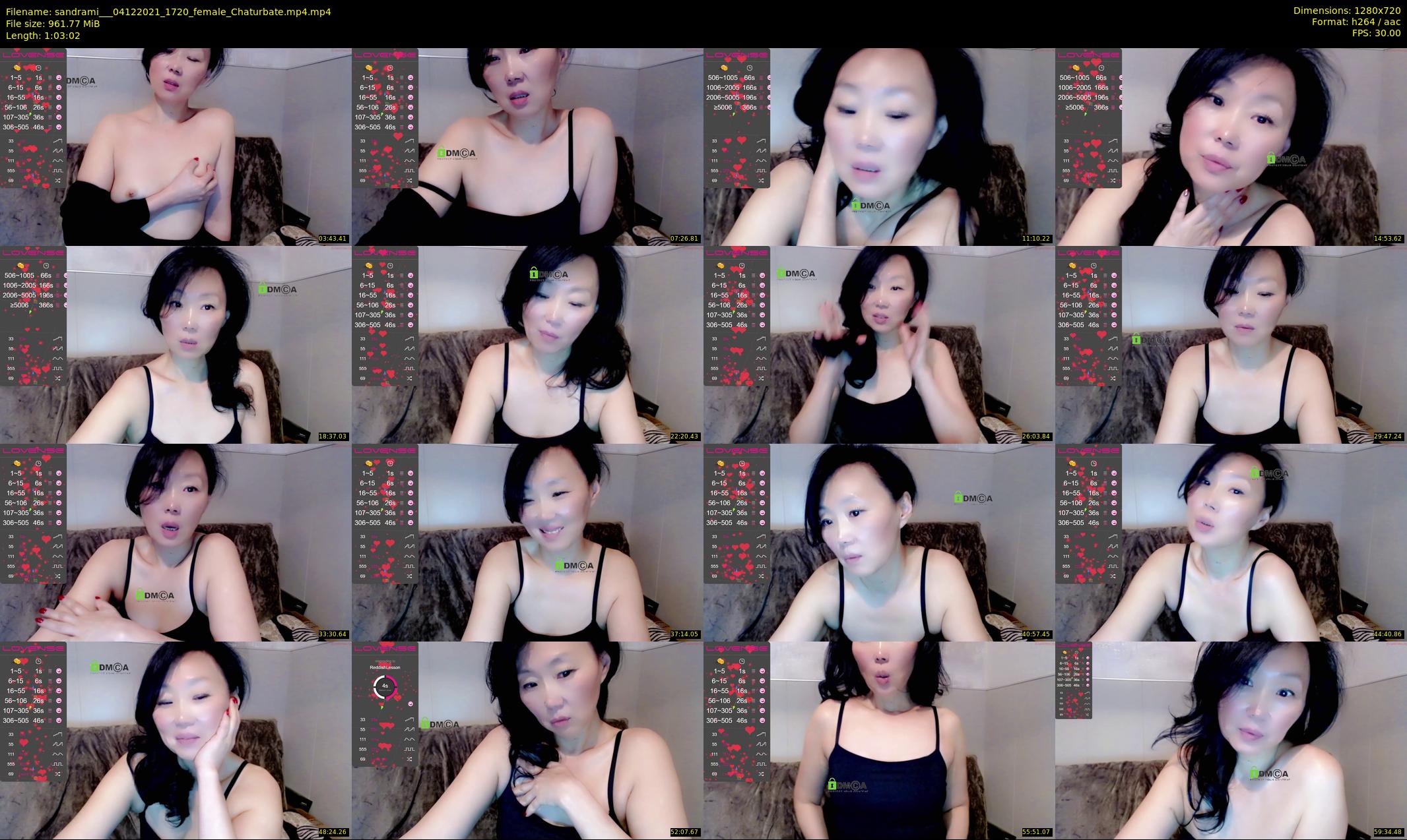 sandrami__ — 64 minute Chaturbate female cam show recording, 720p, Dec 4, 2021