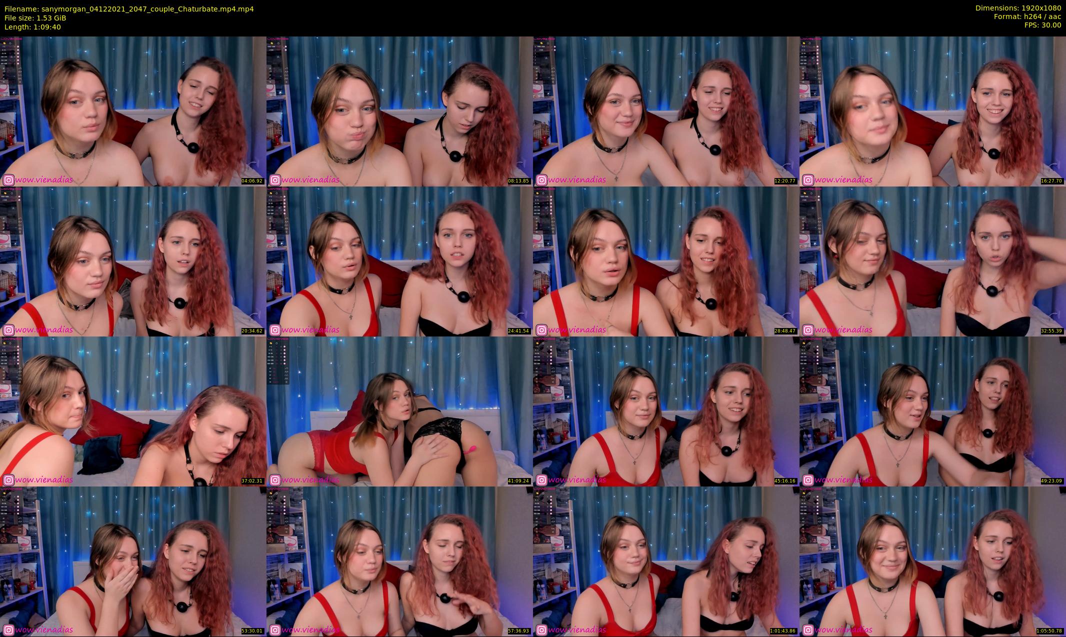 sanymorgan — 70 minute Chaturbate couple cam show recording, 1080p, Dec 4, 2021