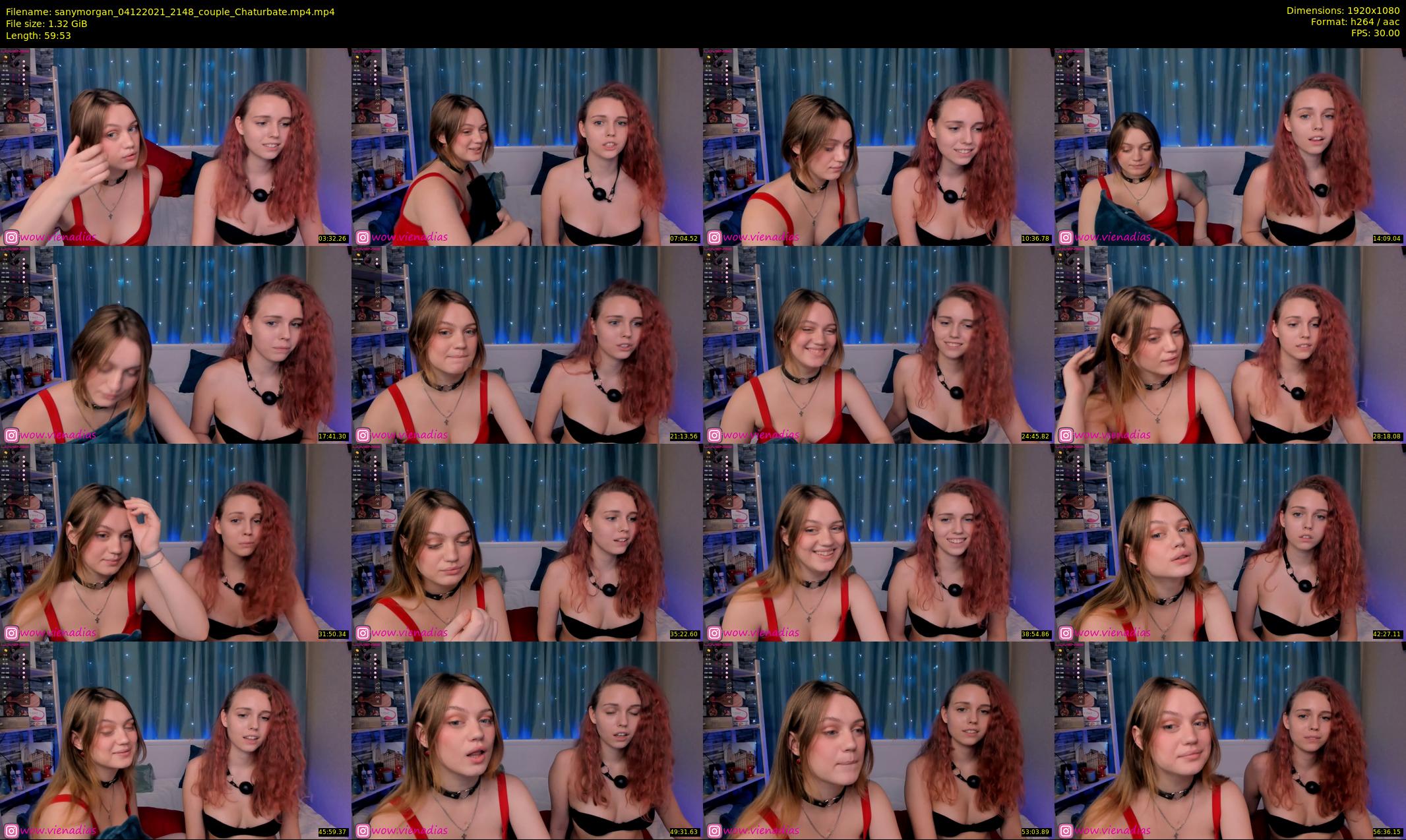 sanymorgan — 60 minute Chaturbate couple cam show recording, 1080p, Dec 4, 2021
