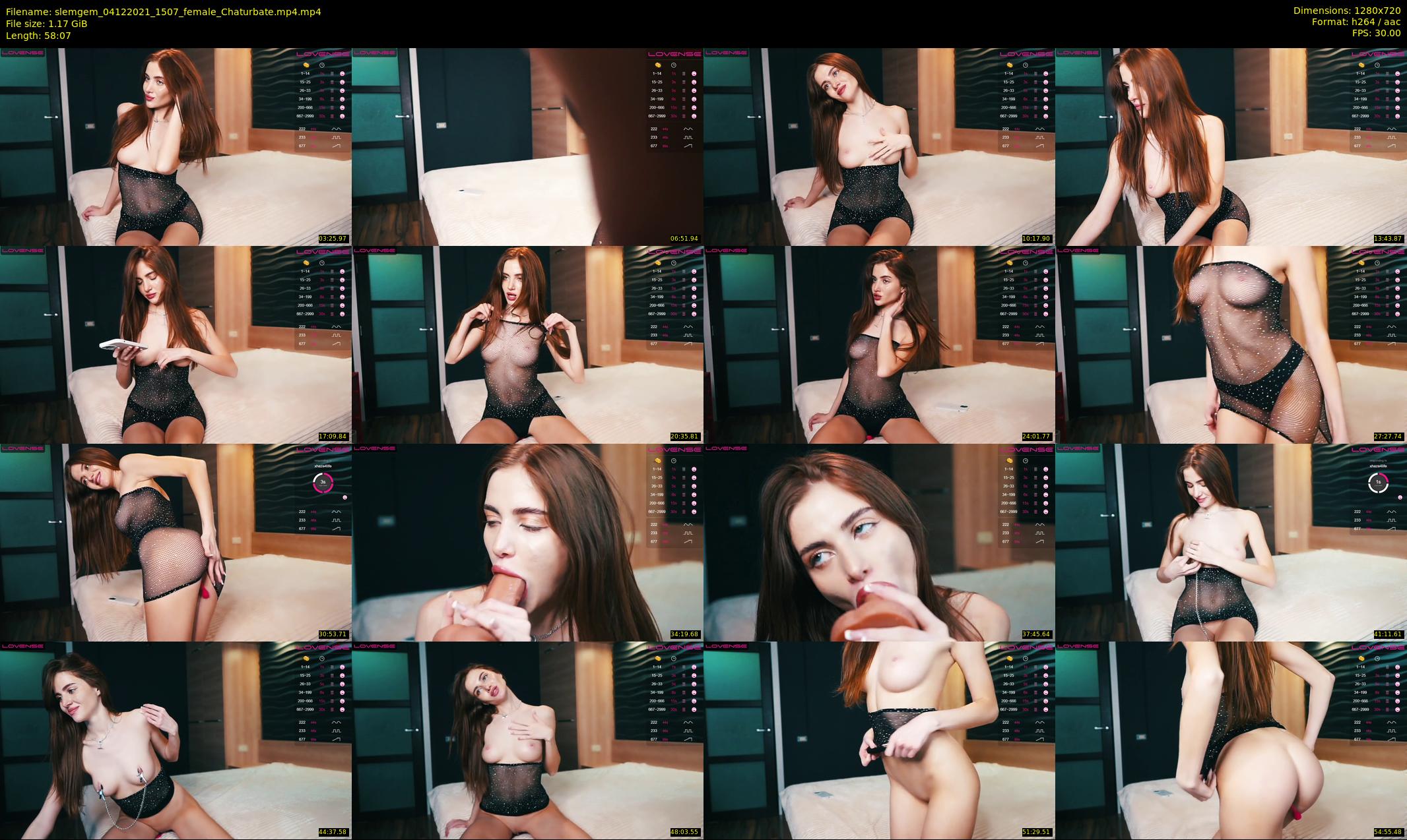 slemgem — 59 minute Chaturbate couple cam show recording, 720p, Dec 4, 2021