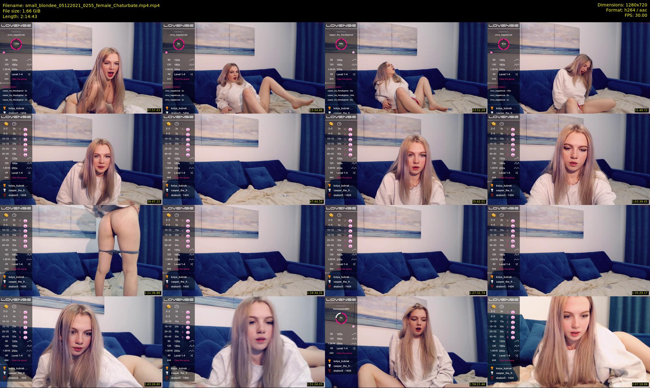 small_blondee — 135 minute Chaturbate female cam show recording, 720p, Dec 5, 2021
