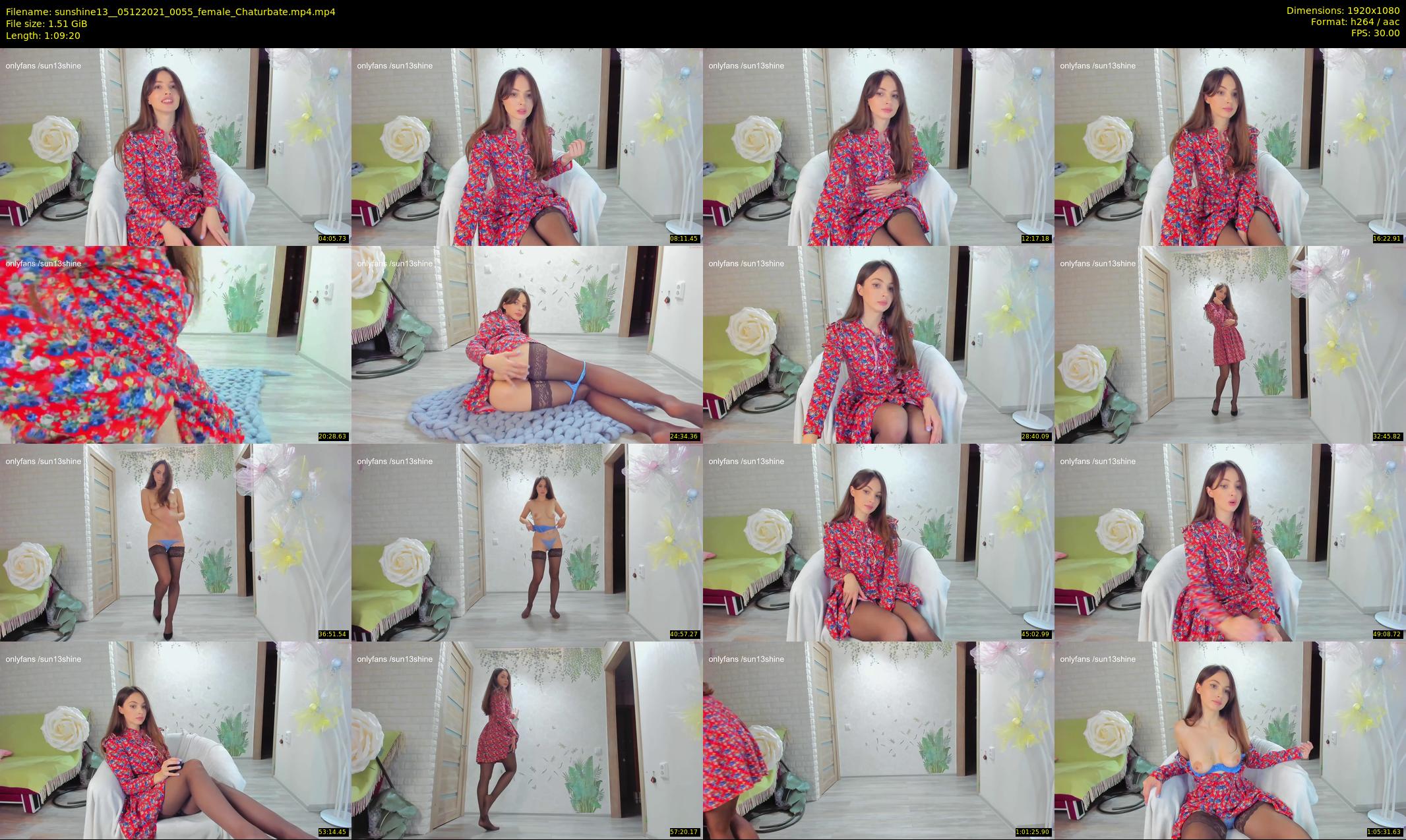 sunshine13_ — 70 minute Chaturbate female cam show recording, 1080p, Dec 5, 2021
