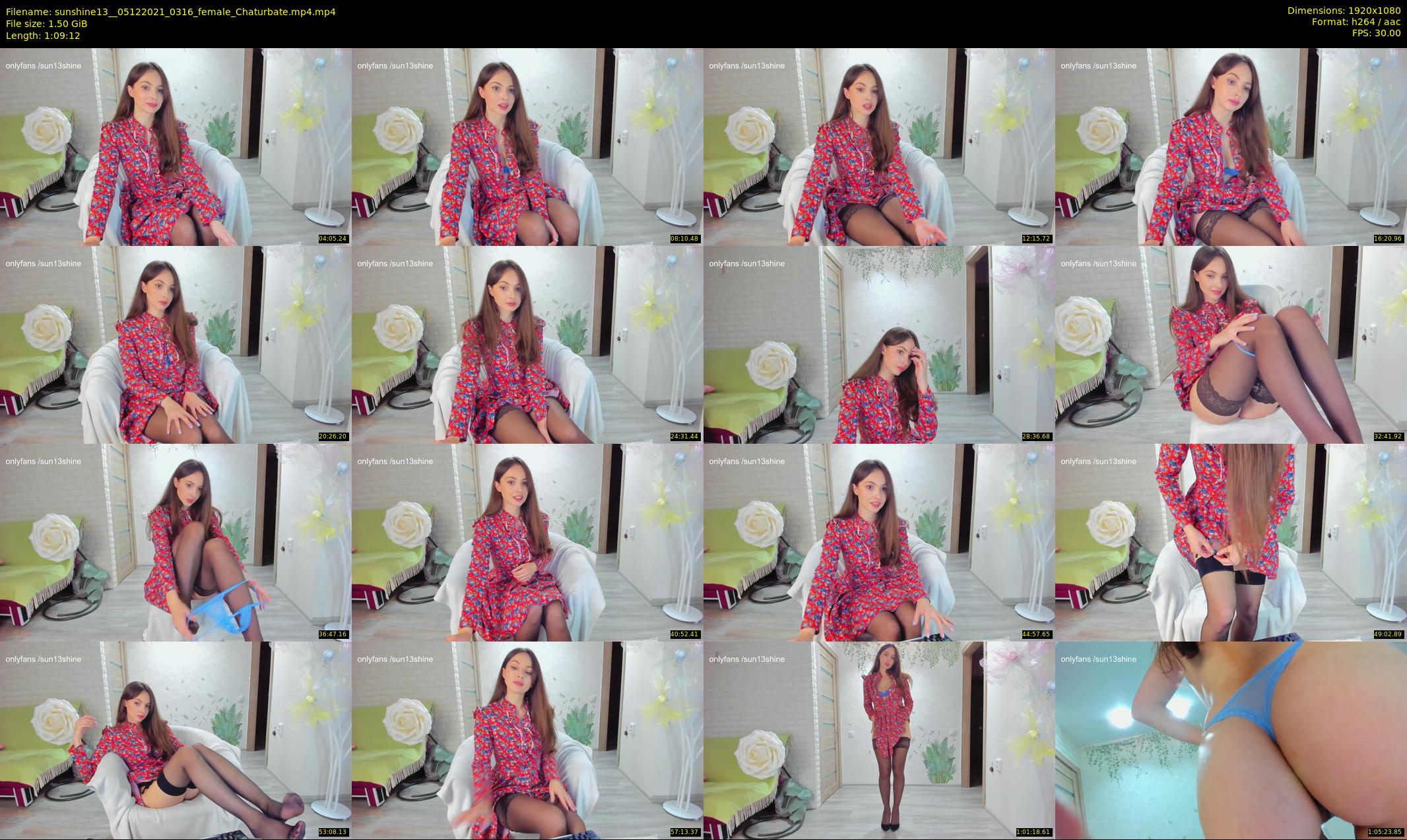 sunshine13_ — 70 minute Chaturbate female cam show recording, 1080p, Dec 5, 2021