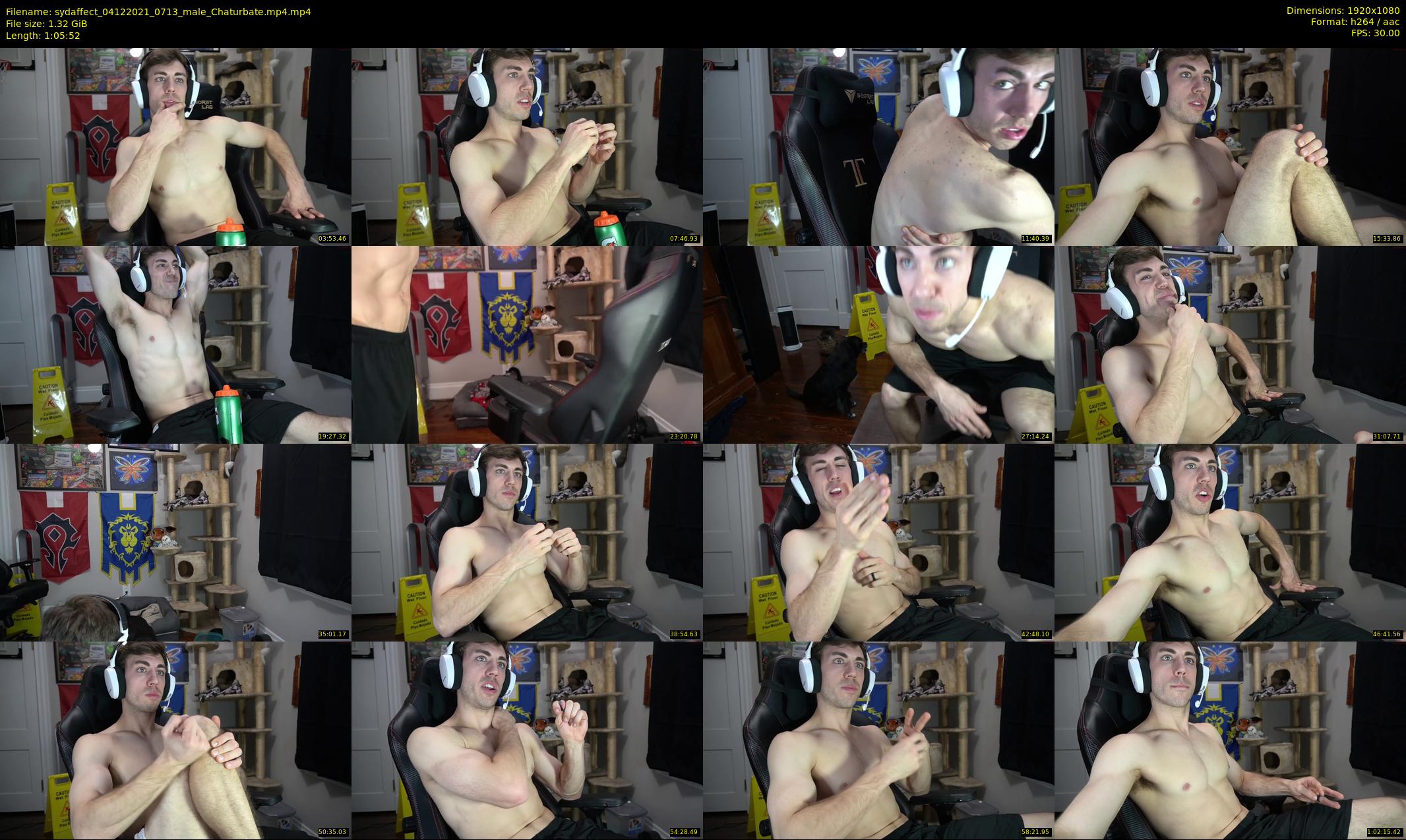 sydaffect — 66 minute Chaturbate male cam show recording, 1080p, Dec 4, 2021
