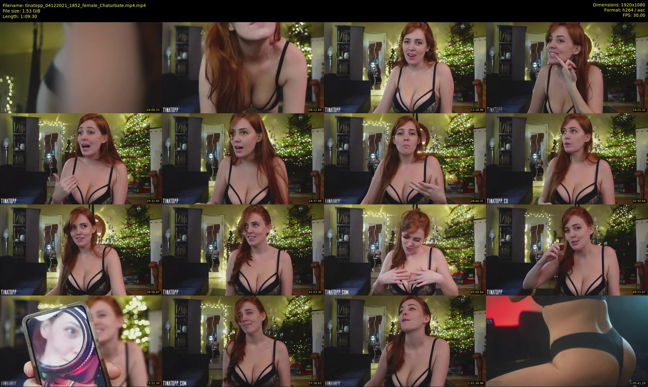 tinatopp — 70 minute Chaturbate female cam show recording, 1080p, Dec 4, 2021