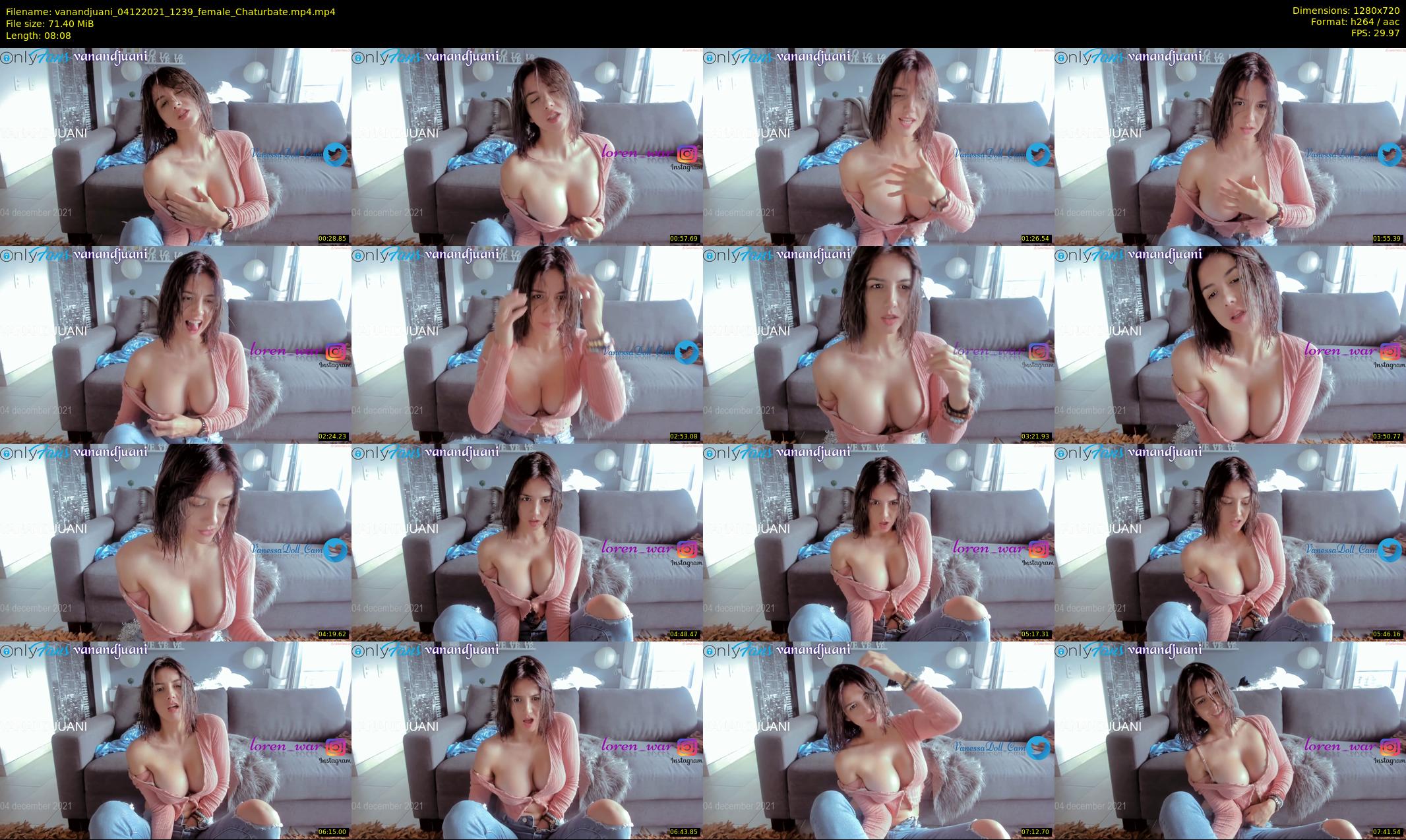 vanandjuani — 9 minute Chaturbate female cam show recording, 720p, Dec 4, 2021