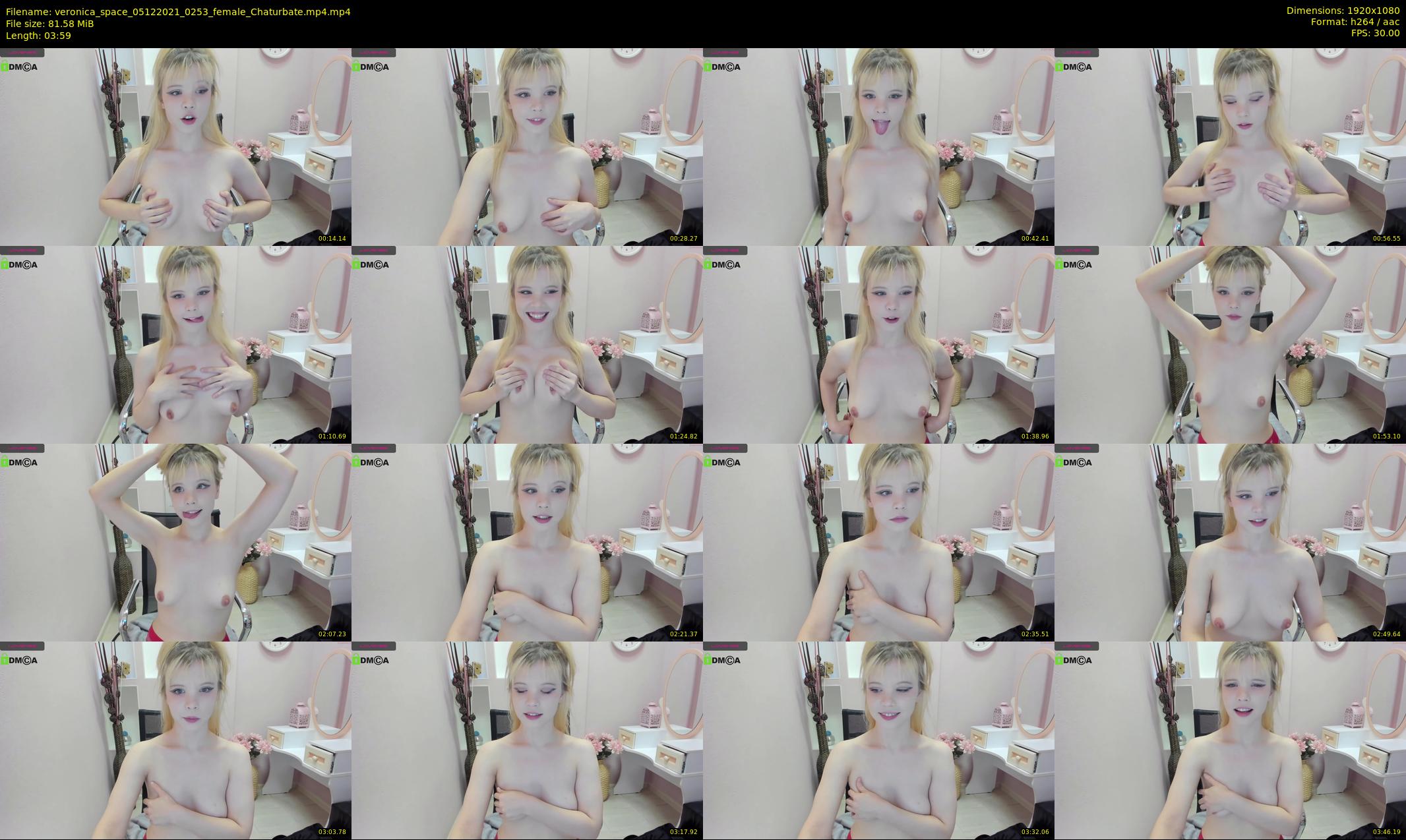 veronica_space — 4 minute Chaturbate female cam show recording, 1080p, Dec 5, 2021
