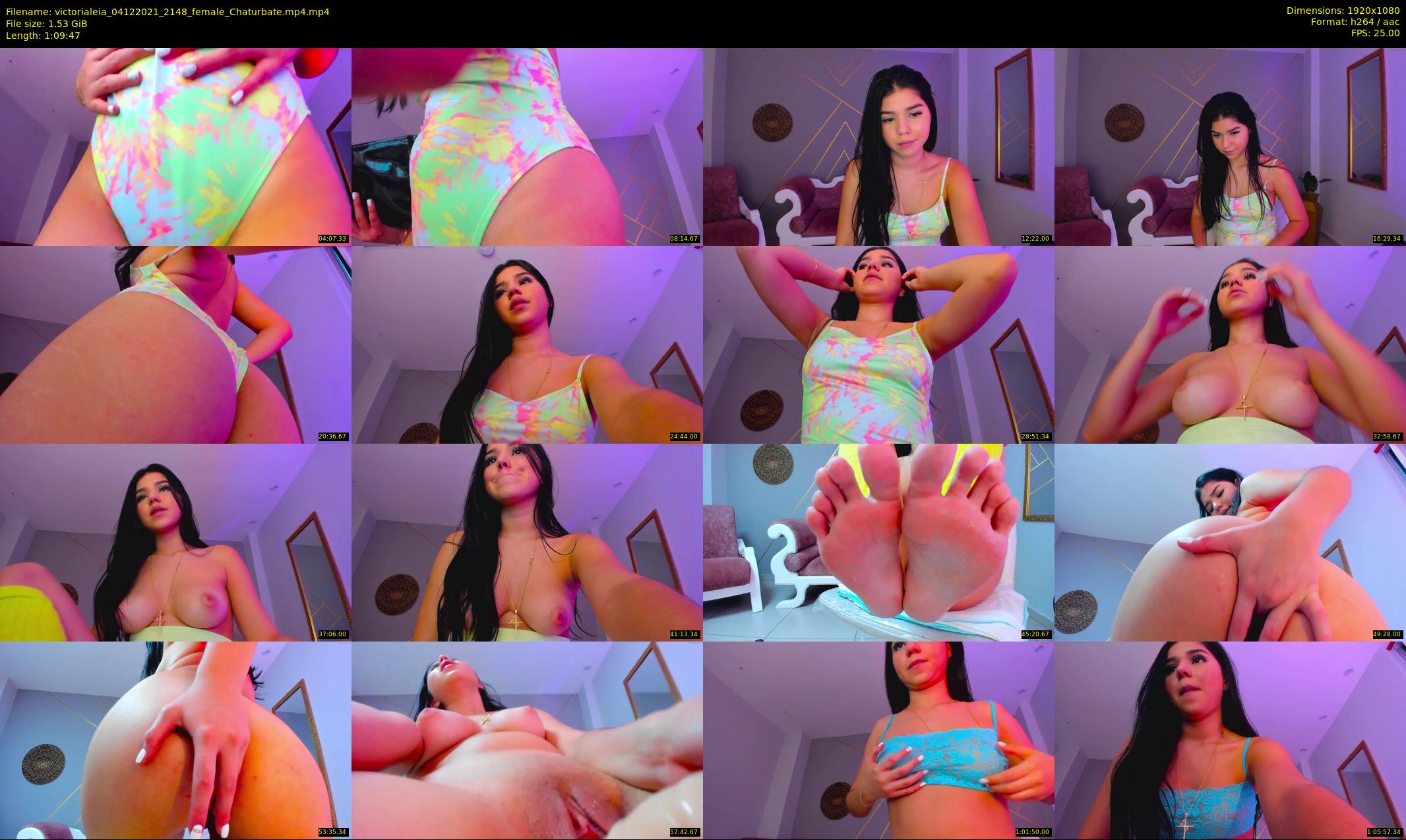 victorialeia — 70 minute Chaturbate female cam show recording, 1080p, Dec 4, 2021