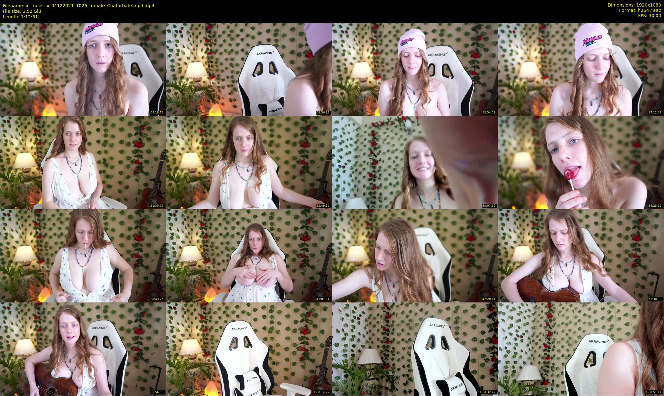 x__rose__x — 73 minute Chaturbate female cam show recording, 1080p, Dec 4, 2021