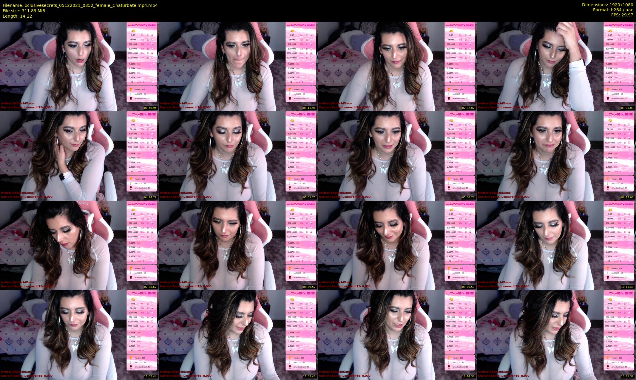 xclusivesecrets — 15 minute Chaturbate female cam show recording, 1080p, Dec 5, 2021