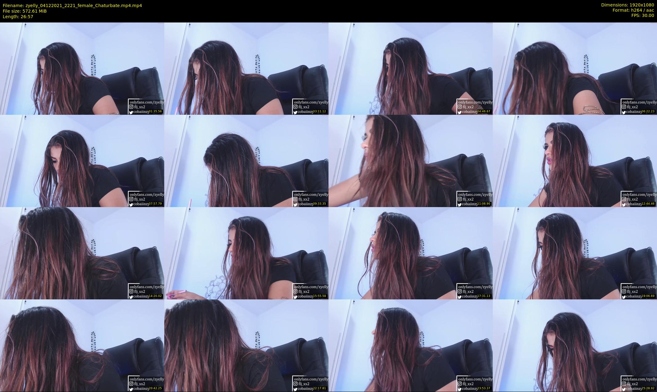 zyelly — 27 minute Chaturbate female cam show recording, 1080p, Dec 4, 2021