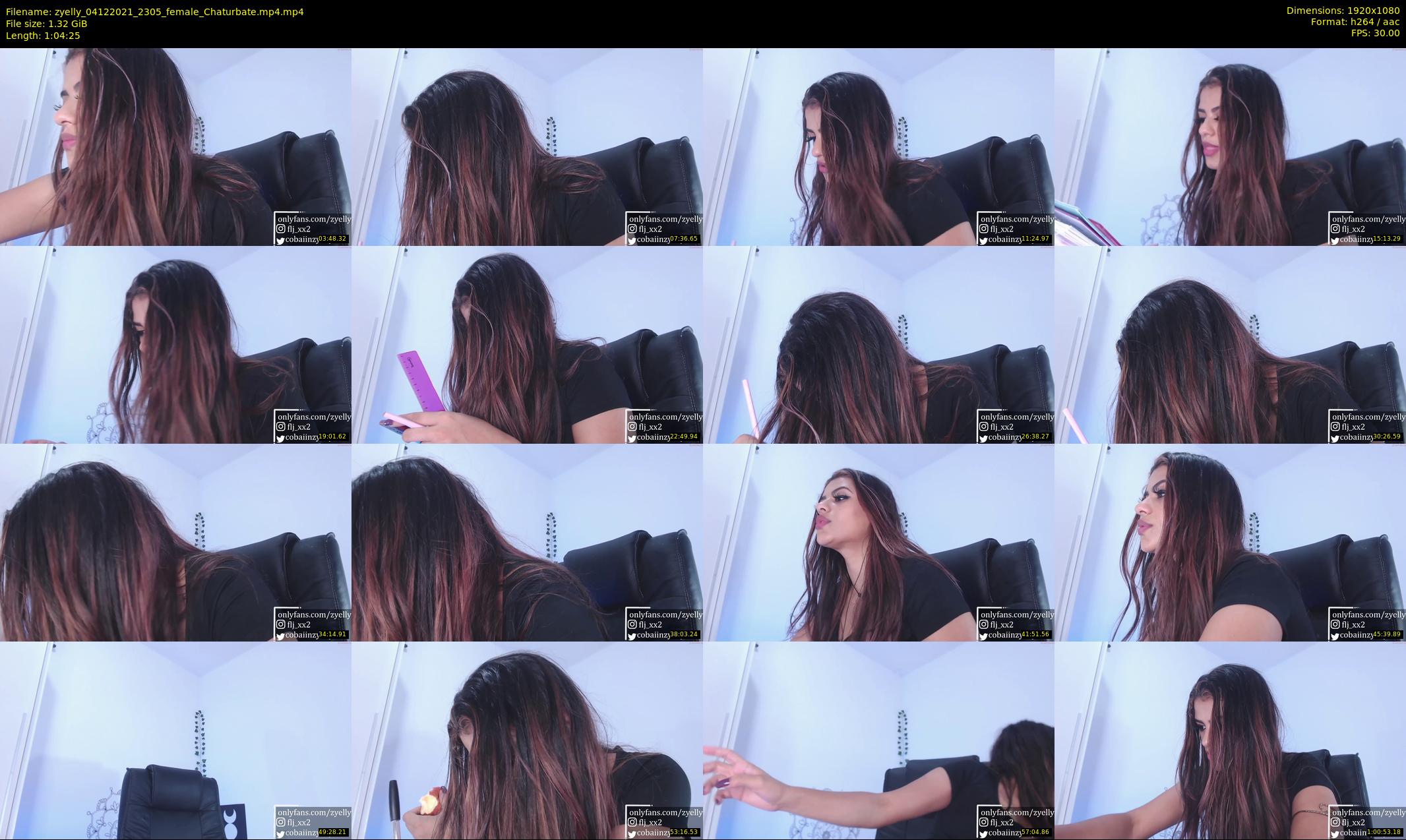 zyelly — 65 minute Chaturbate female cam show recording, 1080p, Dec 4, 2021