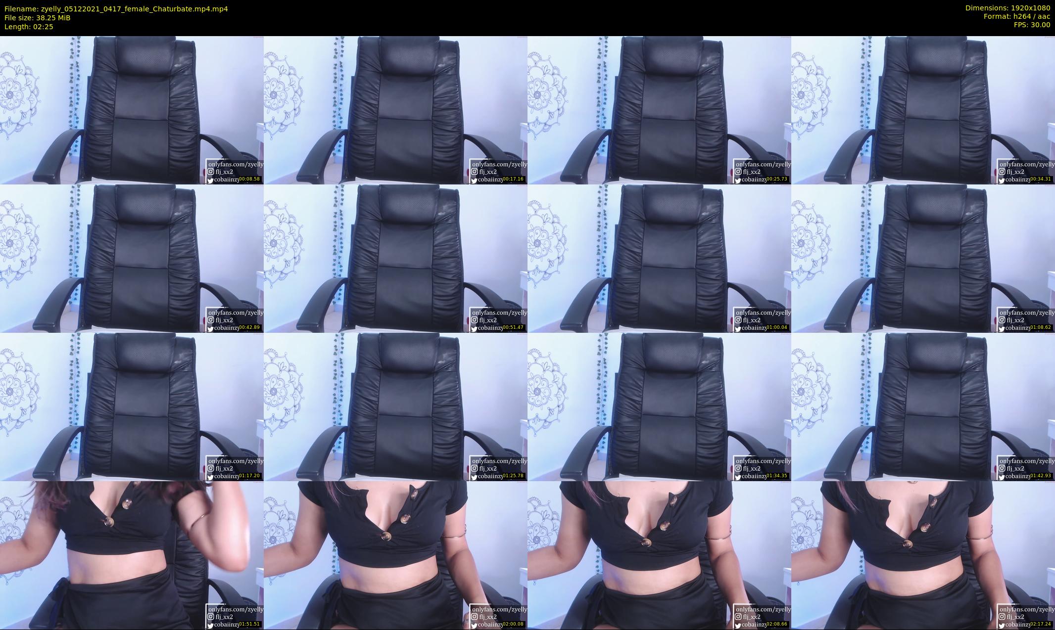 zyelly — 3 minute Chaturbate female cam show recording, 1080p, Dec 5, 2021