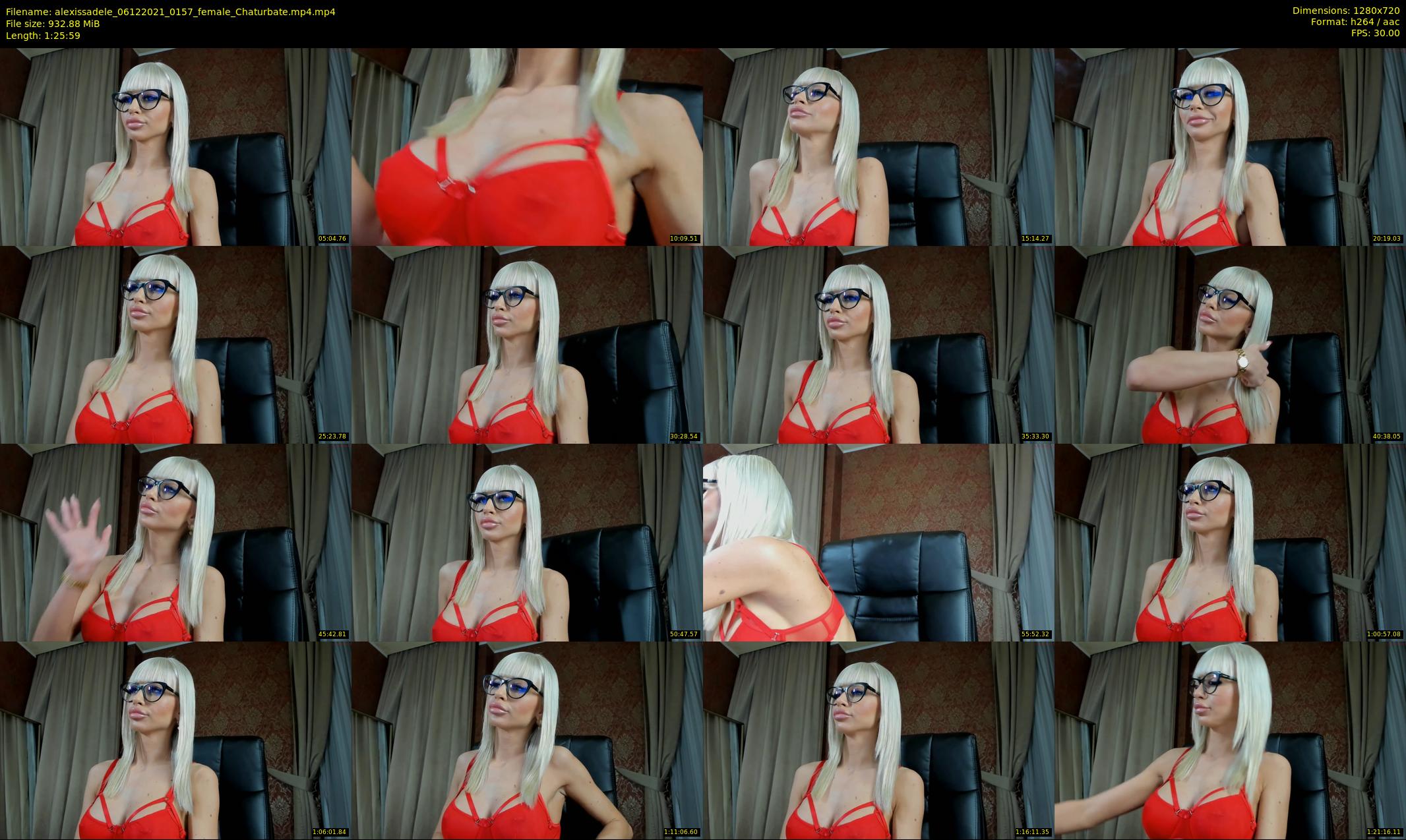 alexissadele — 86 minute Chaturbate female cam show recording, 720p, Dec 6, 2021