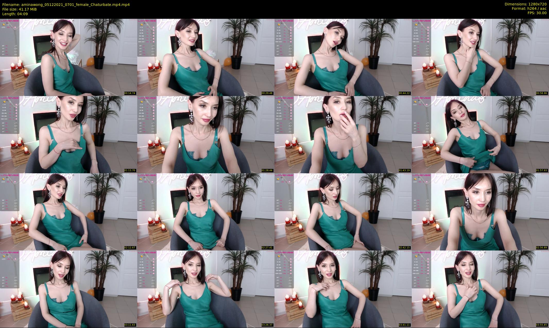 aminawong — 5 minute Chaturbate female cam show recording, 720p, Dec 5, 2021