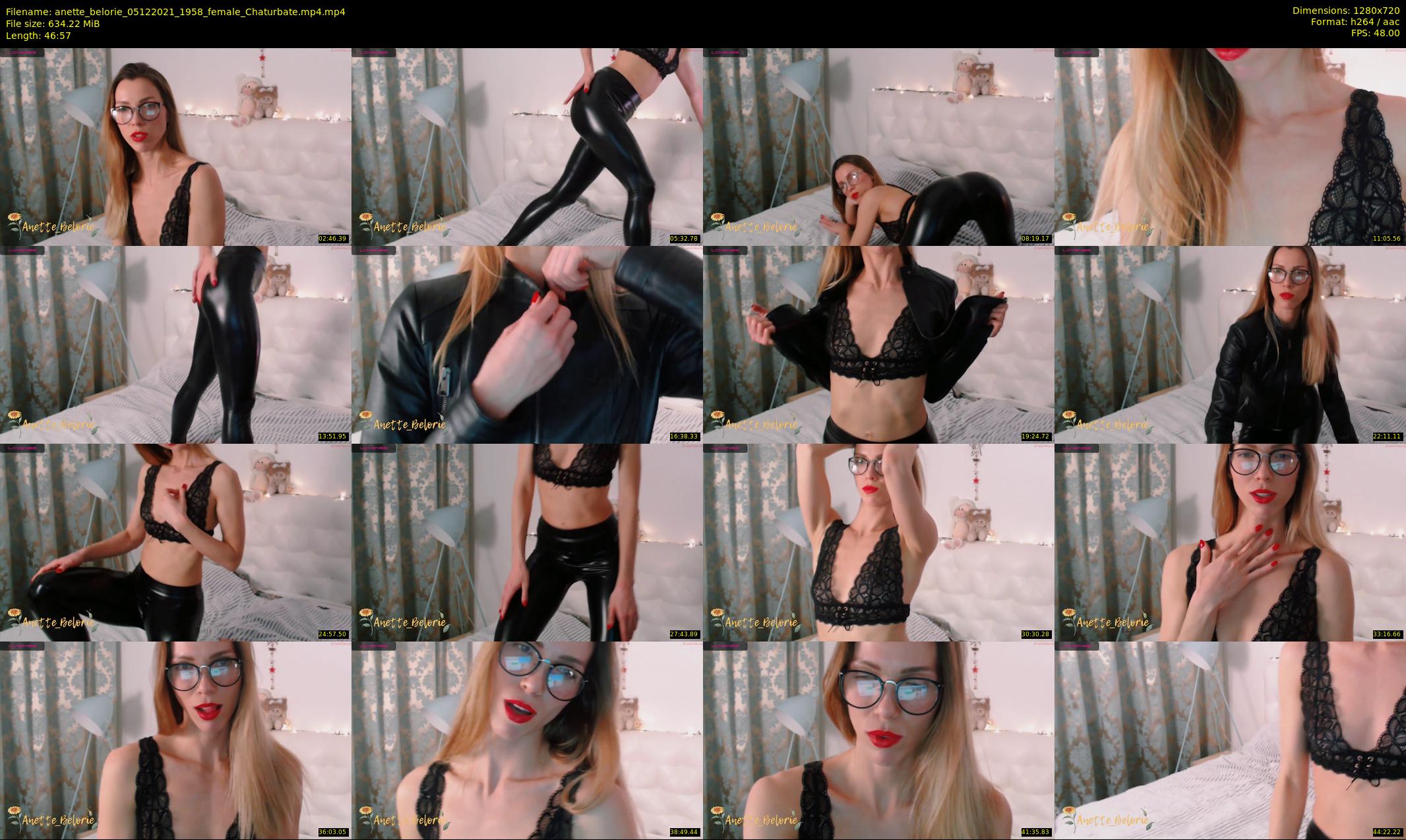 anette_belorie — 47 minute Chaturbate female cam show recording, 720p, Dec 5, 2021