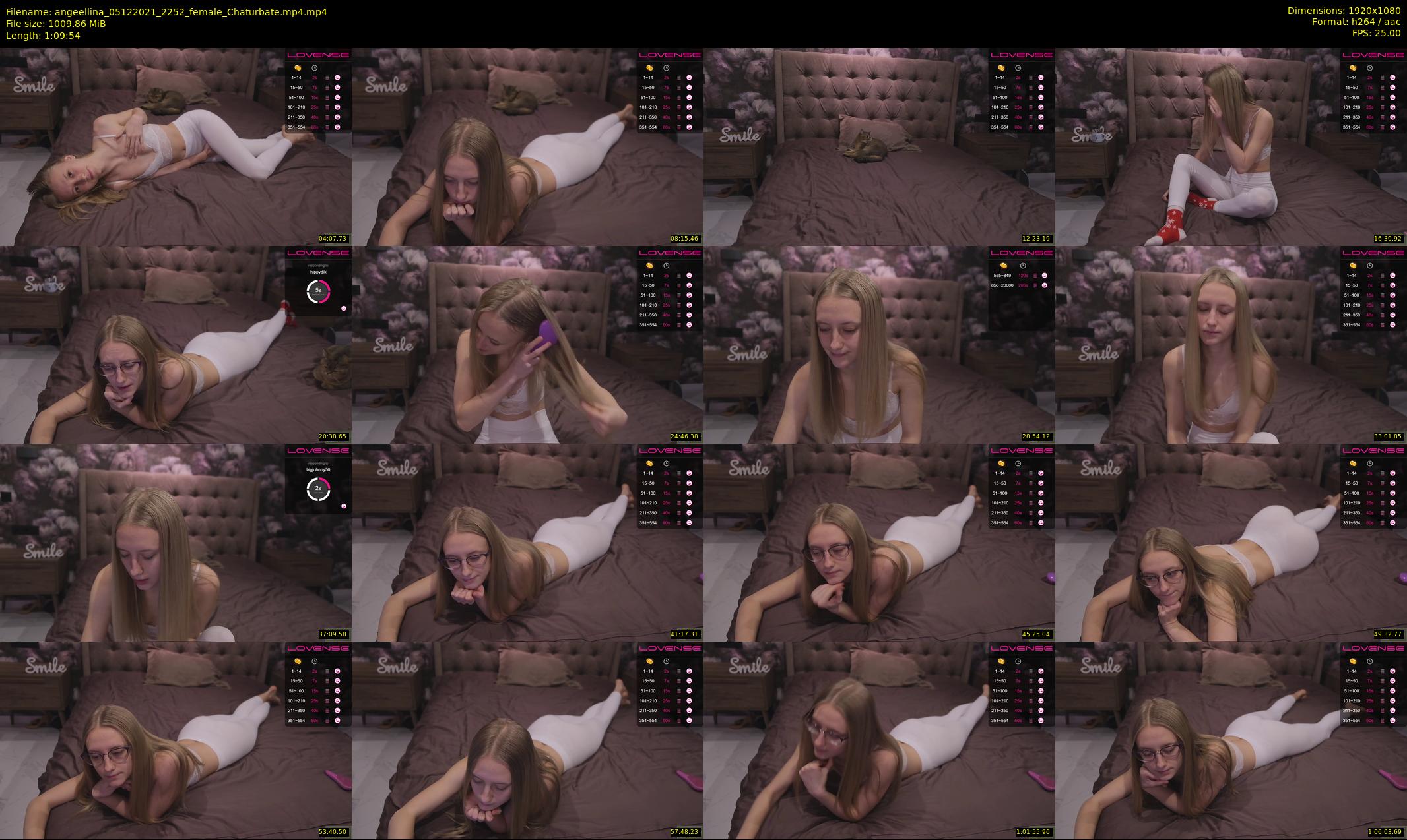 angeellina — 70 minute Chaturbate female cam show recording, 1080p, Dec 5, 2021