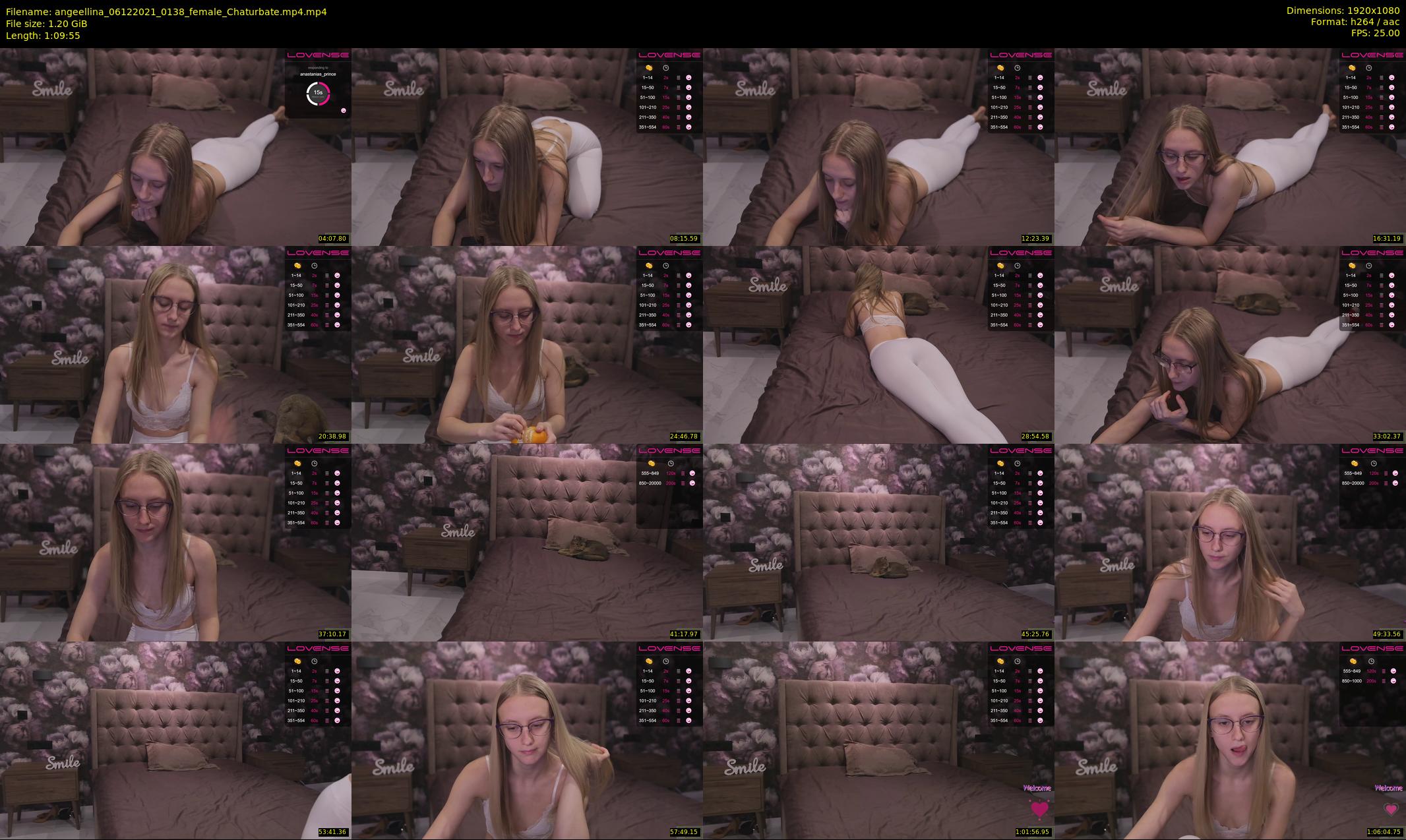 angeellina — 70 minute Chaturbate female cam show recording, 1080p, Dec 6, 2021