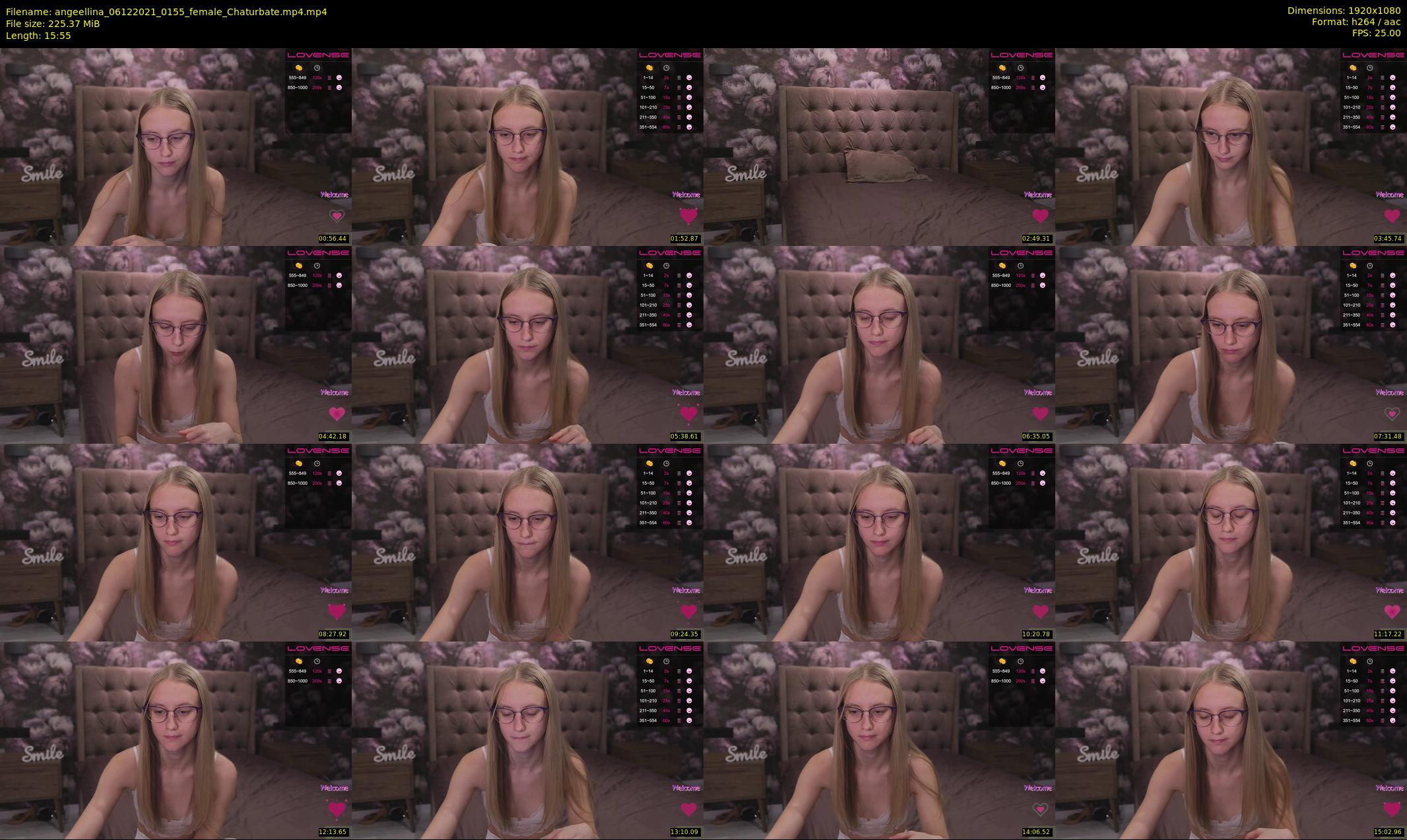 angeellina — 16 minute Chaturbate female cam show recording, 1080p, Dec 6, 2021