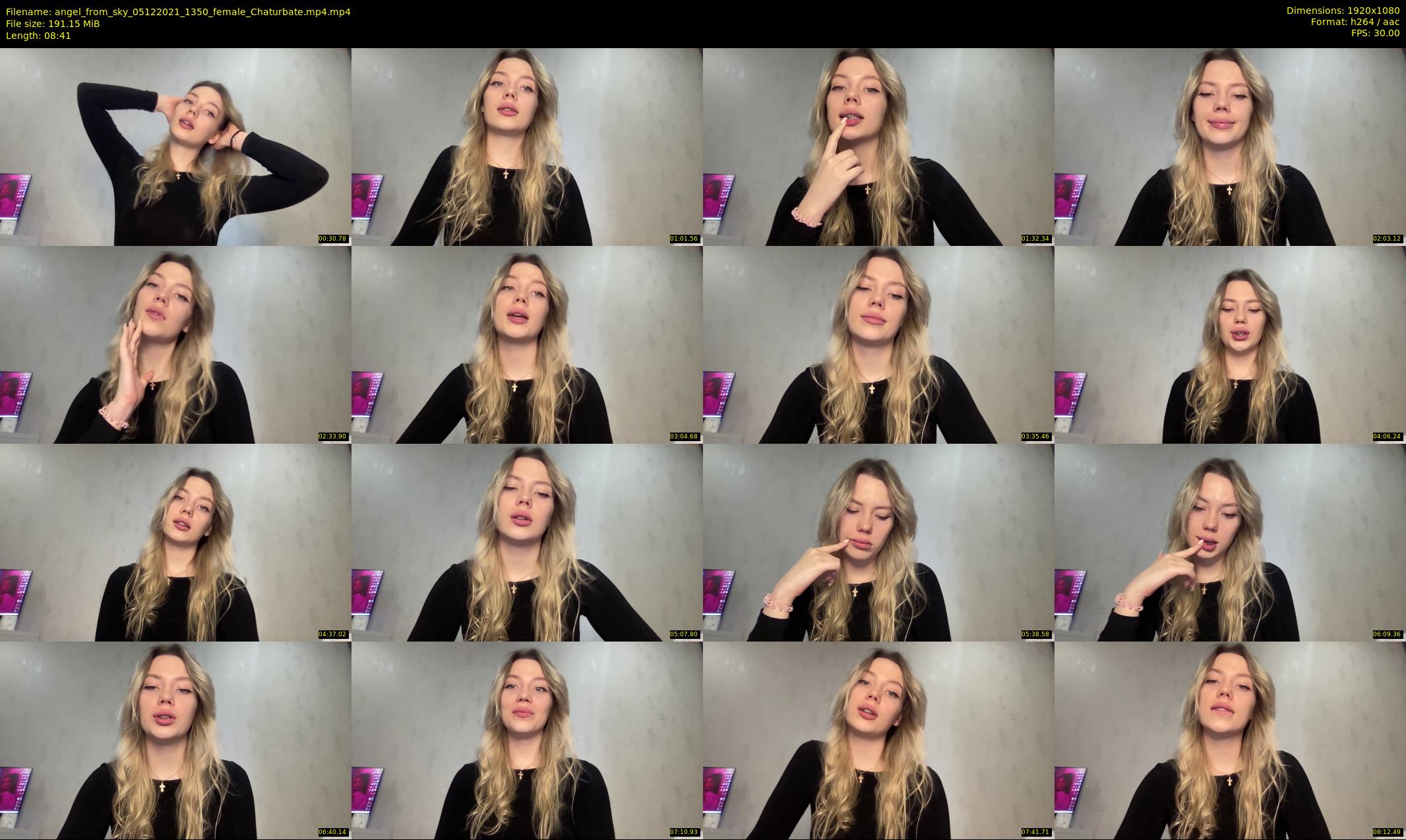 angel_from_sky — 9 minute Chaturbate female cam show recording, 1080p, Dec 5, 2021