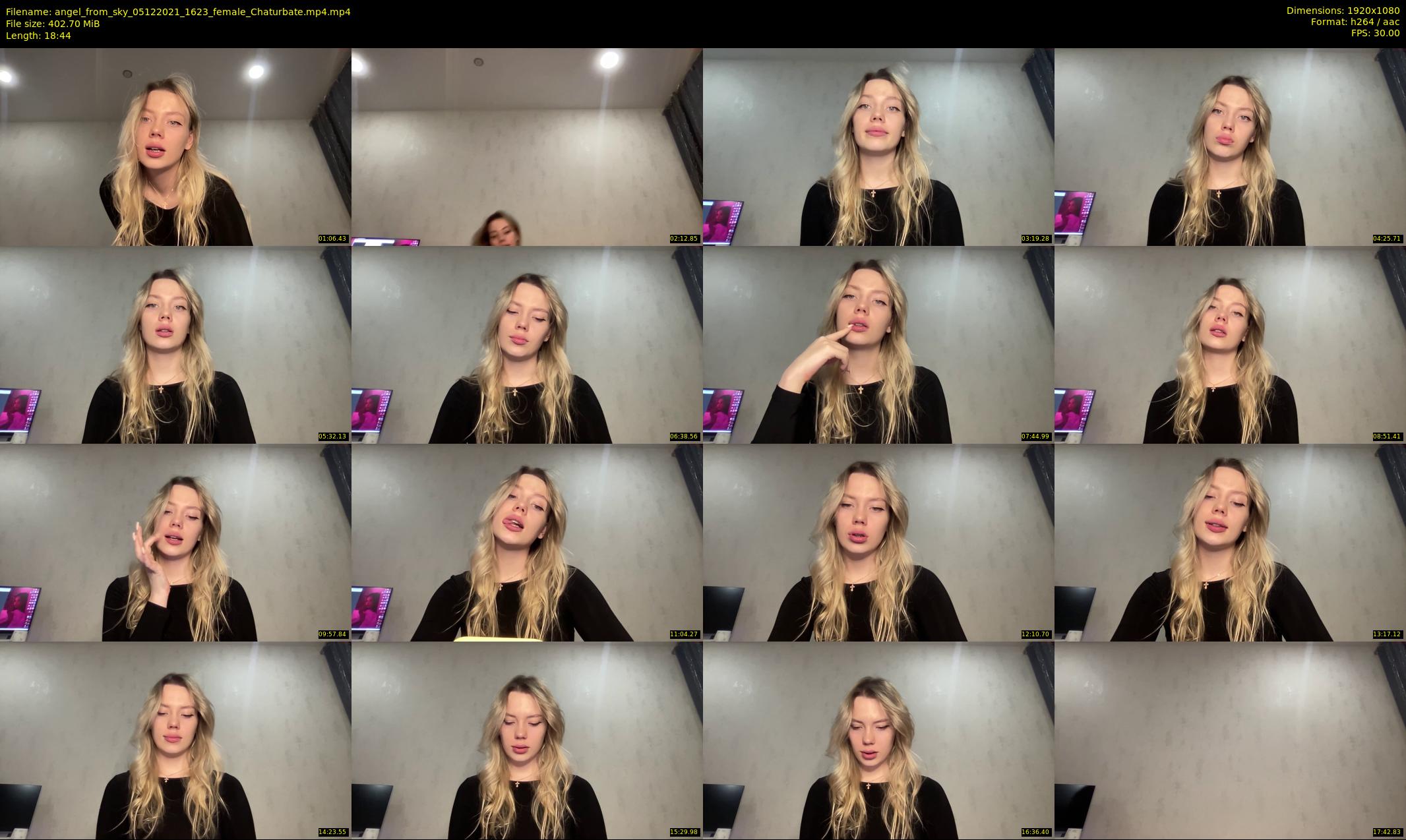 angel_from_sky — 19 minute Chaturbate female cam show recording, 1080p, Dec 5, 2021